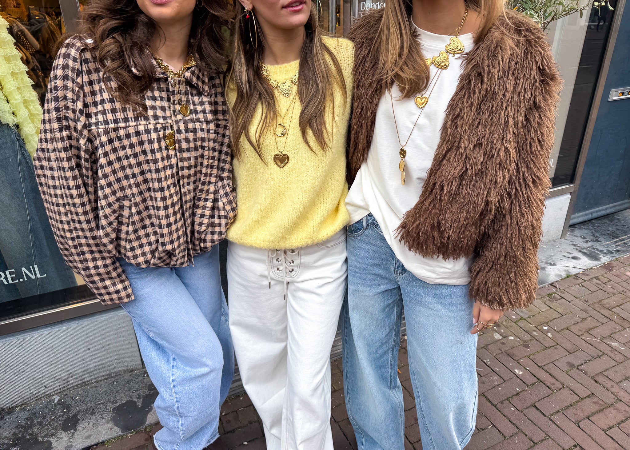 Anne Fluffy Jacket Bruin - Image 4