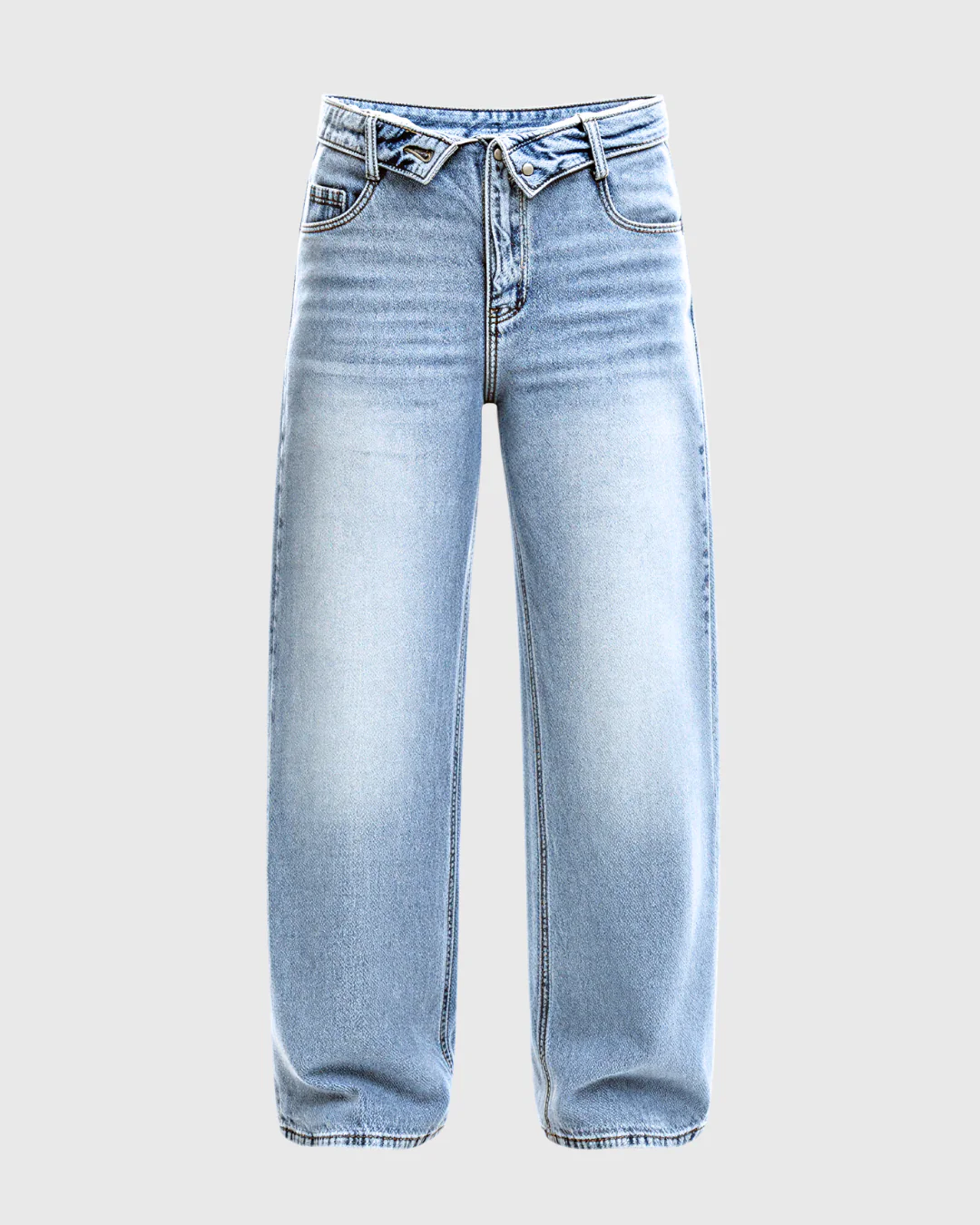 Balloon Jeans Gevouwen knoop