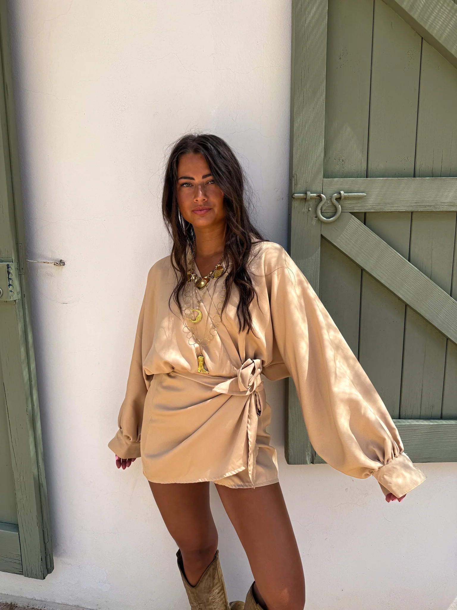 Beau Jurk Beige - Image 3