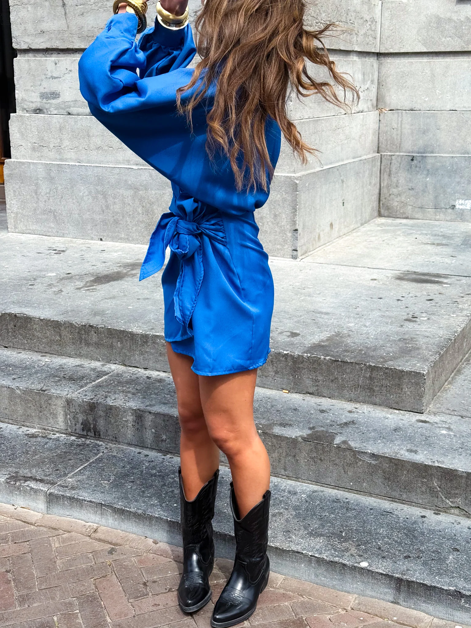 Beau Jurk Blauw - Image 4