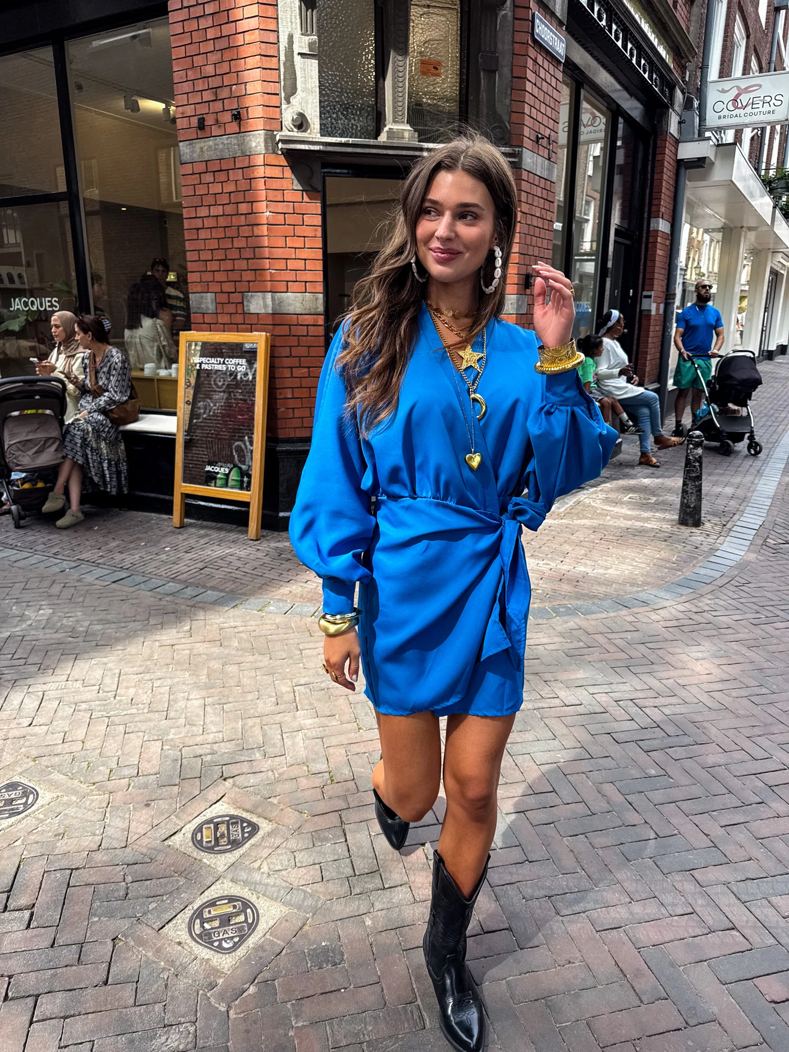 Beau Jurk Blauw - Image 6