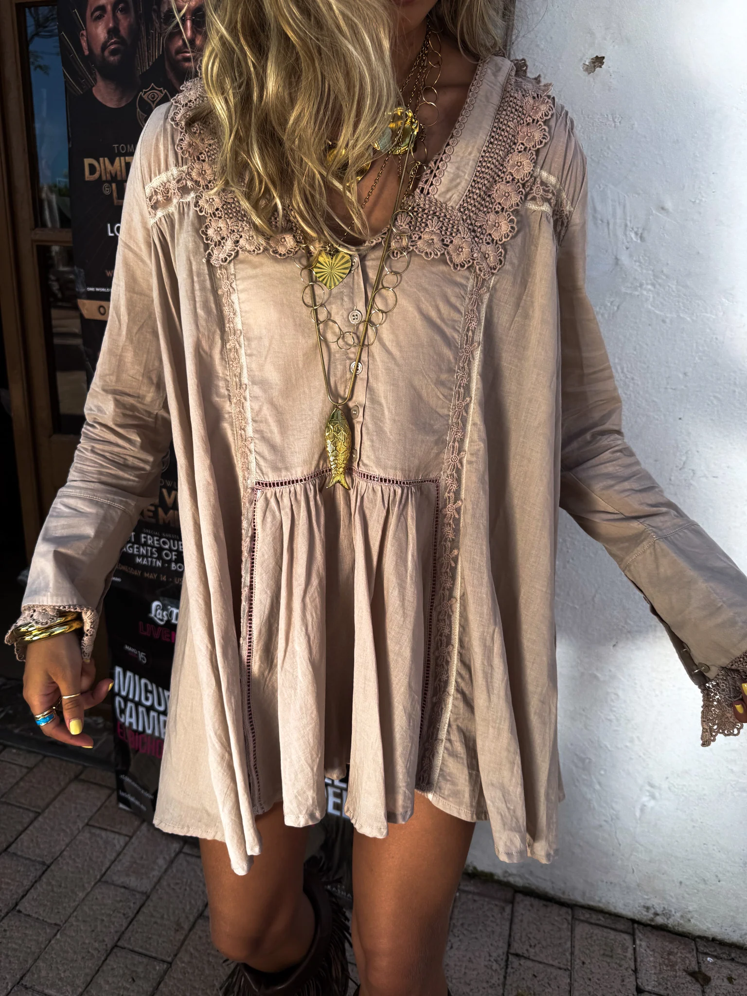 Beso Jurk Taupe - Image 5