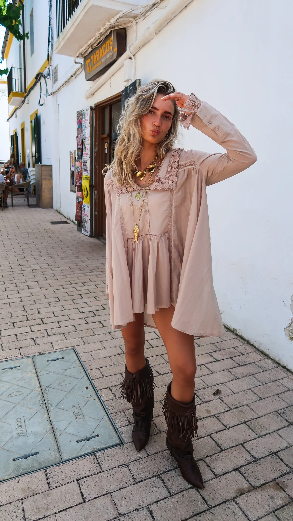 Beso Jurk Taupe - Image 6