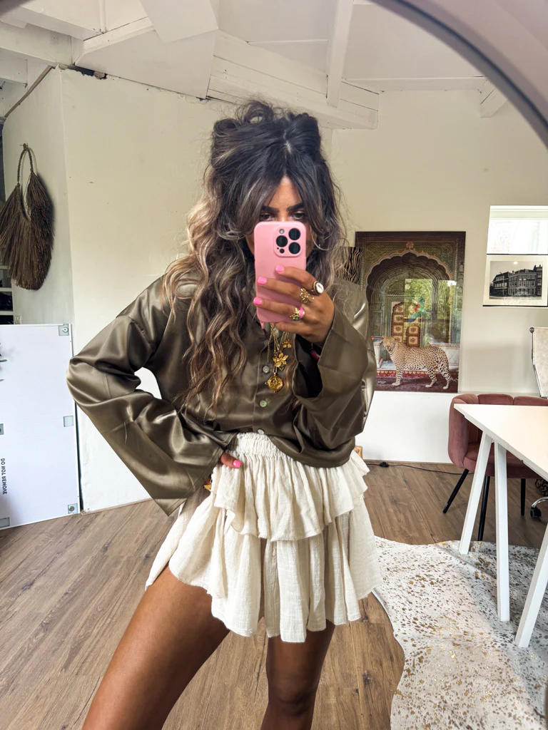 Capucine Skirt Creme - Image 6