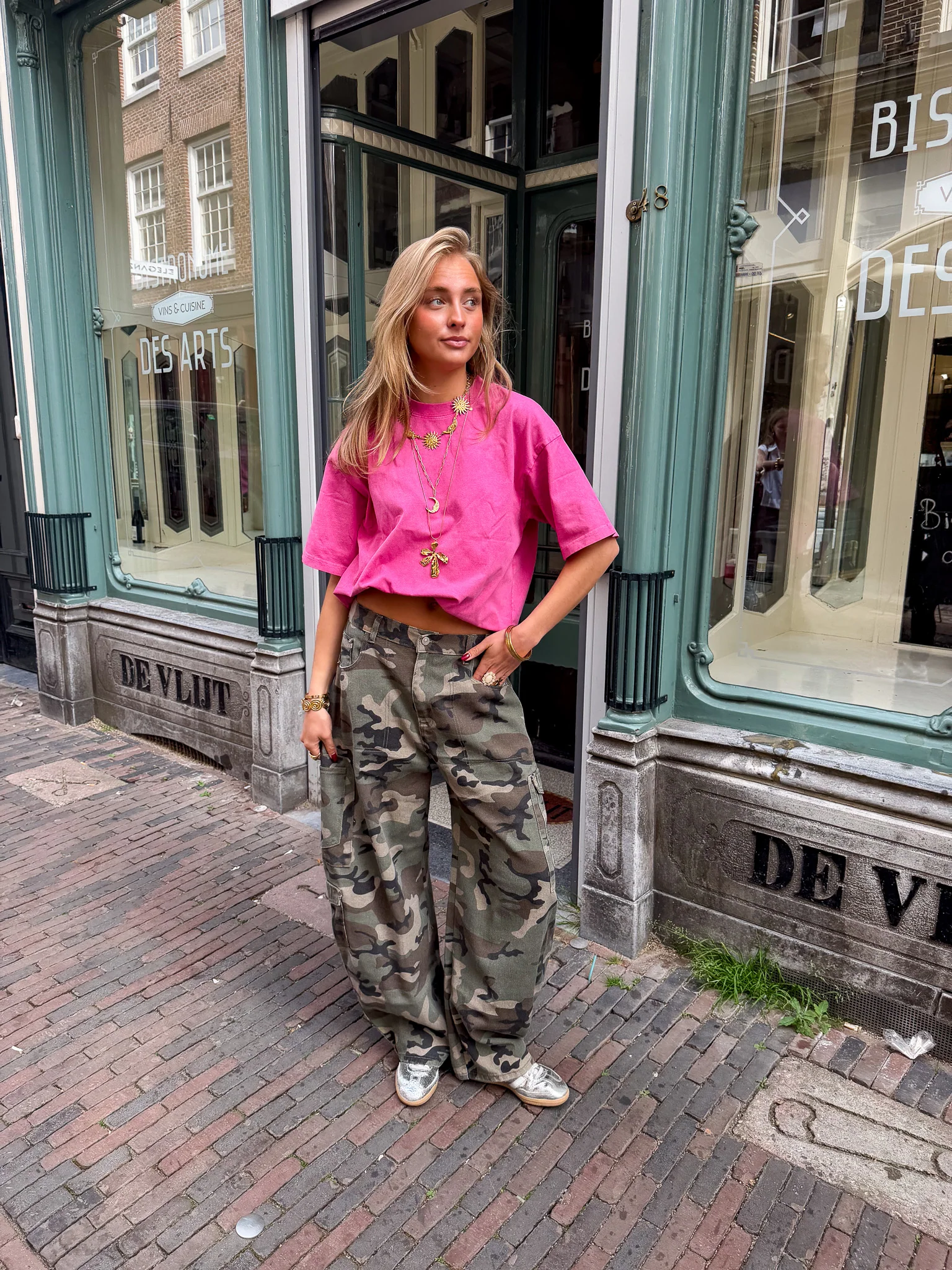 Cassie T-Shirt Roze - Image 8
