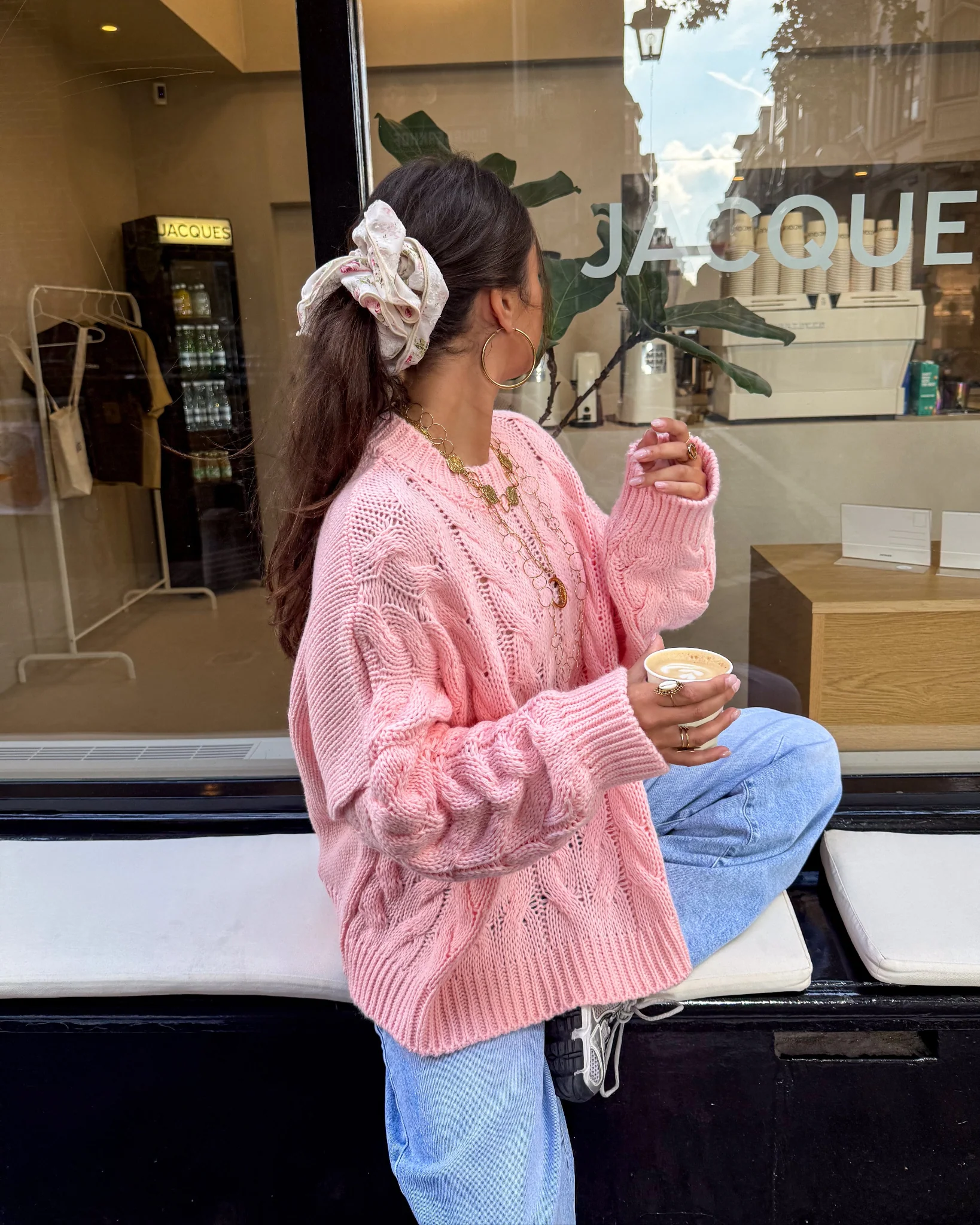 Cuddle Weather Sweater Roze