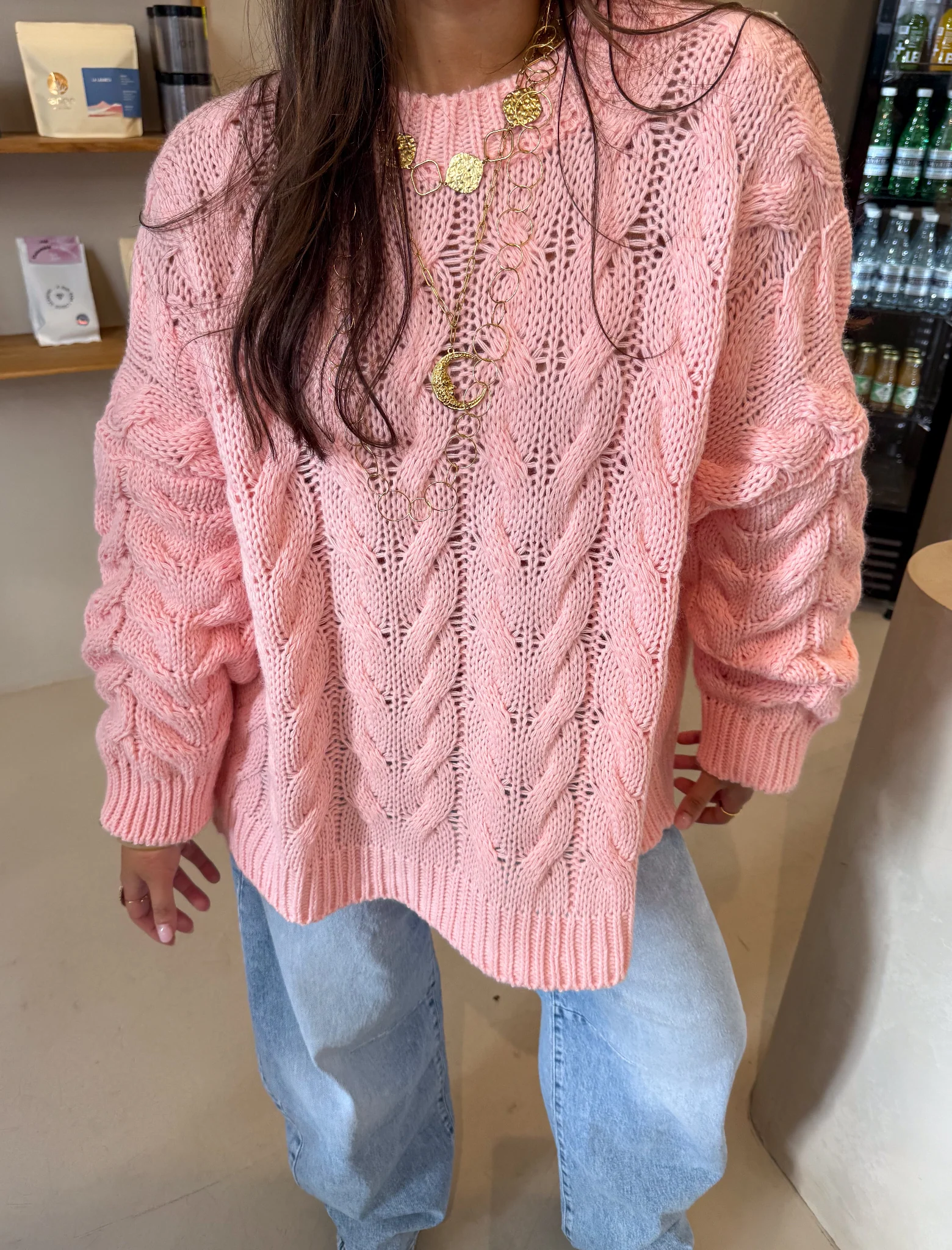 Cuddle Weather Sweater Roze - Image 3