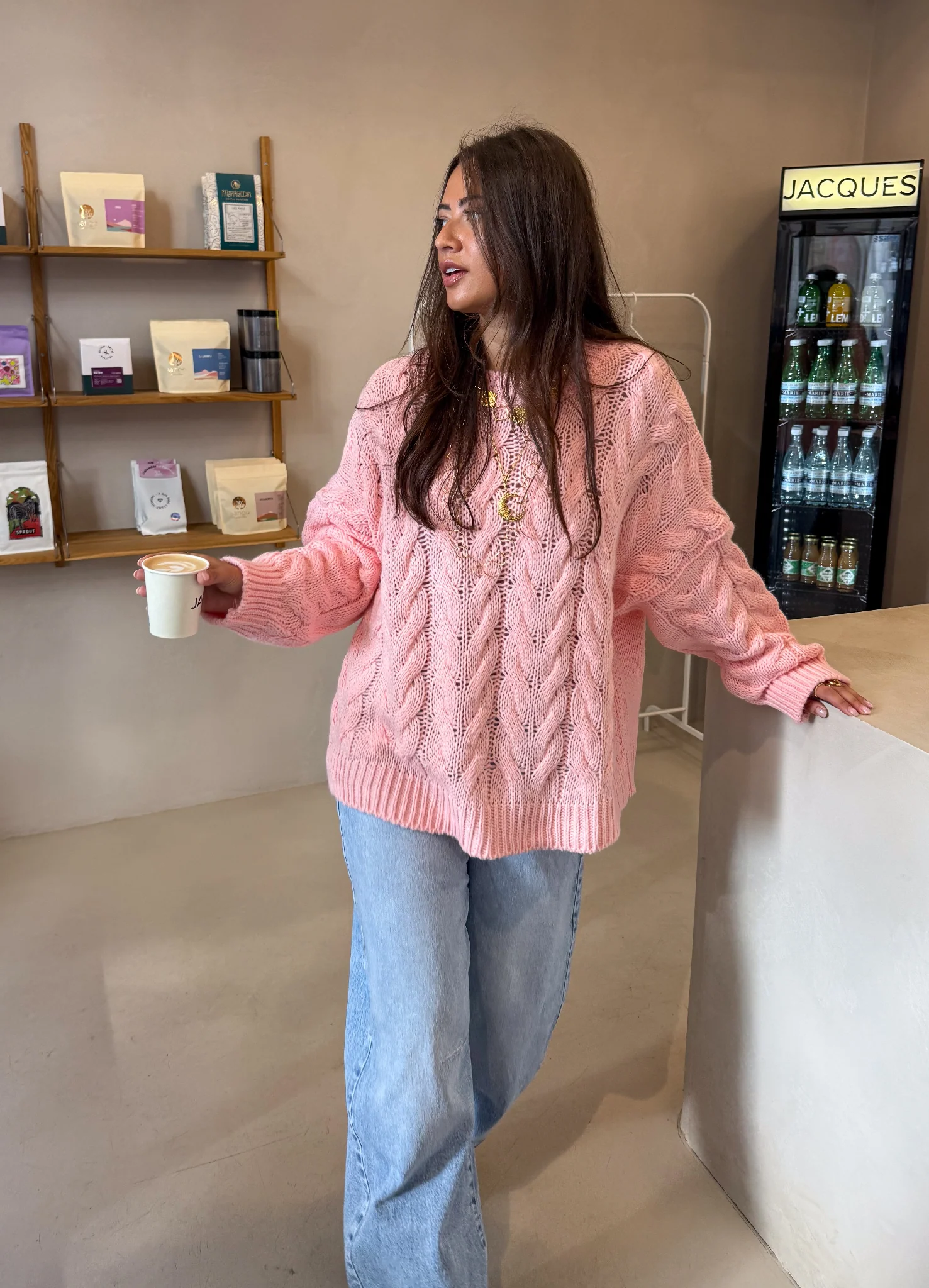 Cuddle Weather Sweater Roze - Image 4