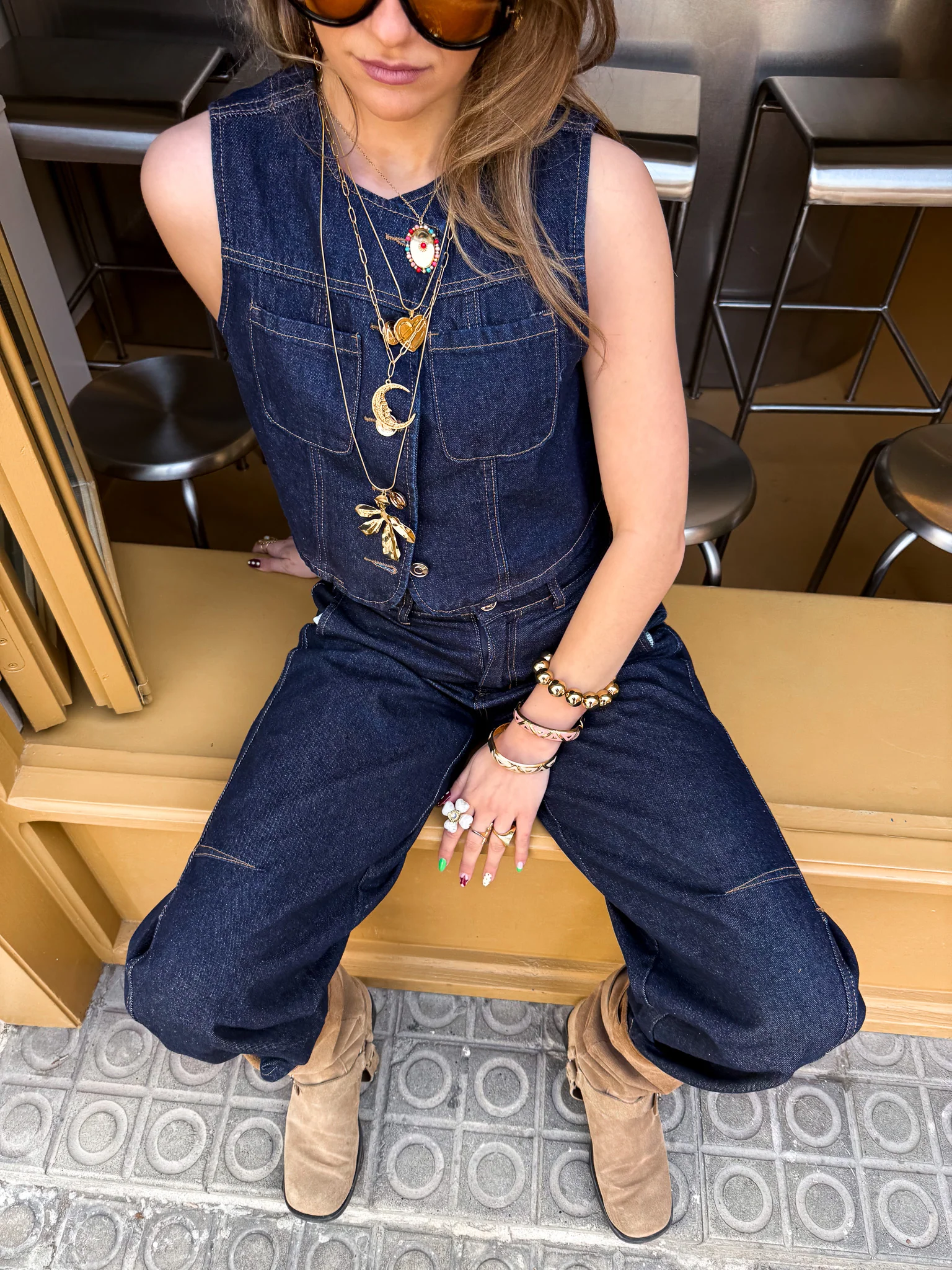Dolly Barrel Jeans Midnight Blue - Image 10
