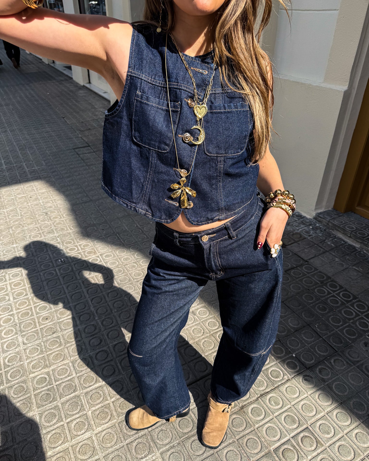 Dolly Barrel Jeans Midnight Blue - Image 5