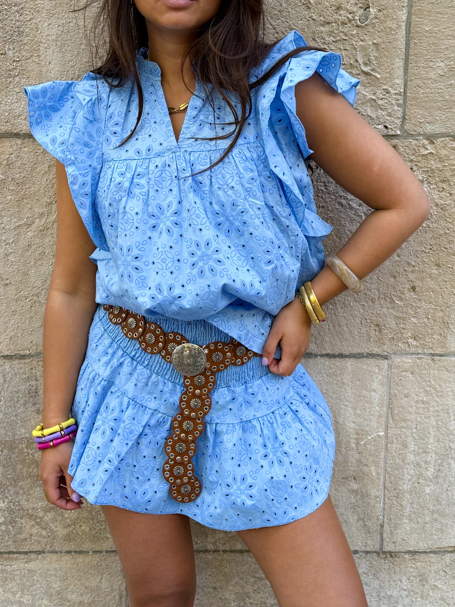 Donatella Skort Blauw - Image 2