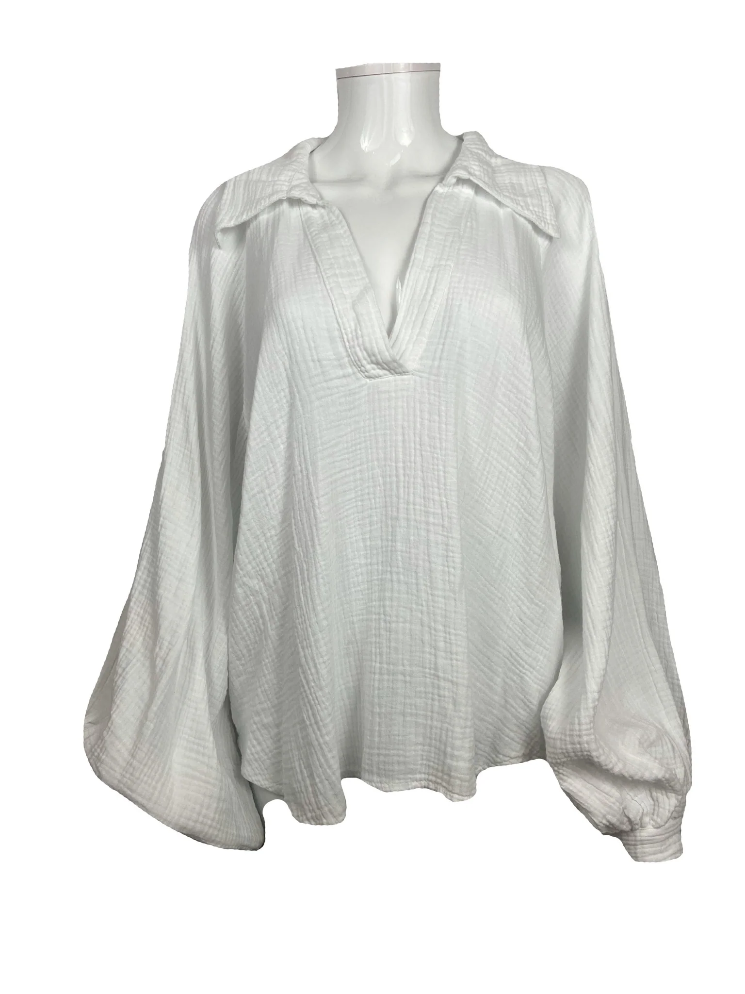 Doutzen Balloon Blouse Ecru - Image 3