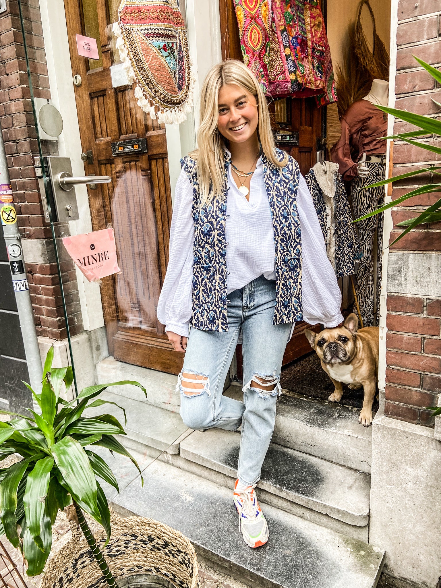 Doutzen Balloon Blouse Ecru - Image 4