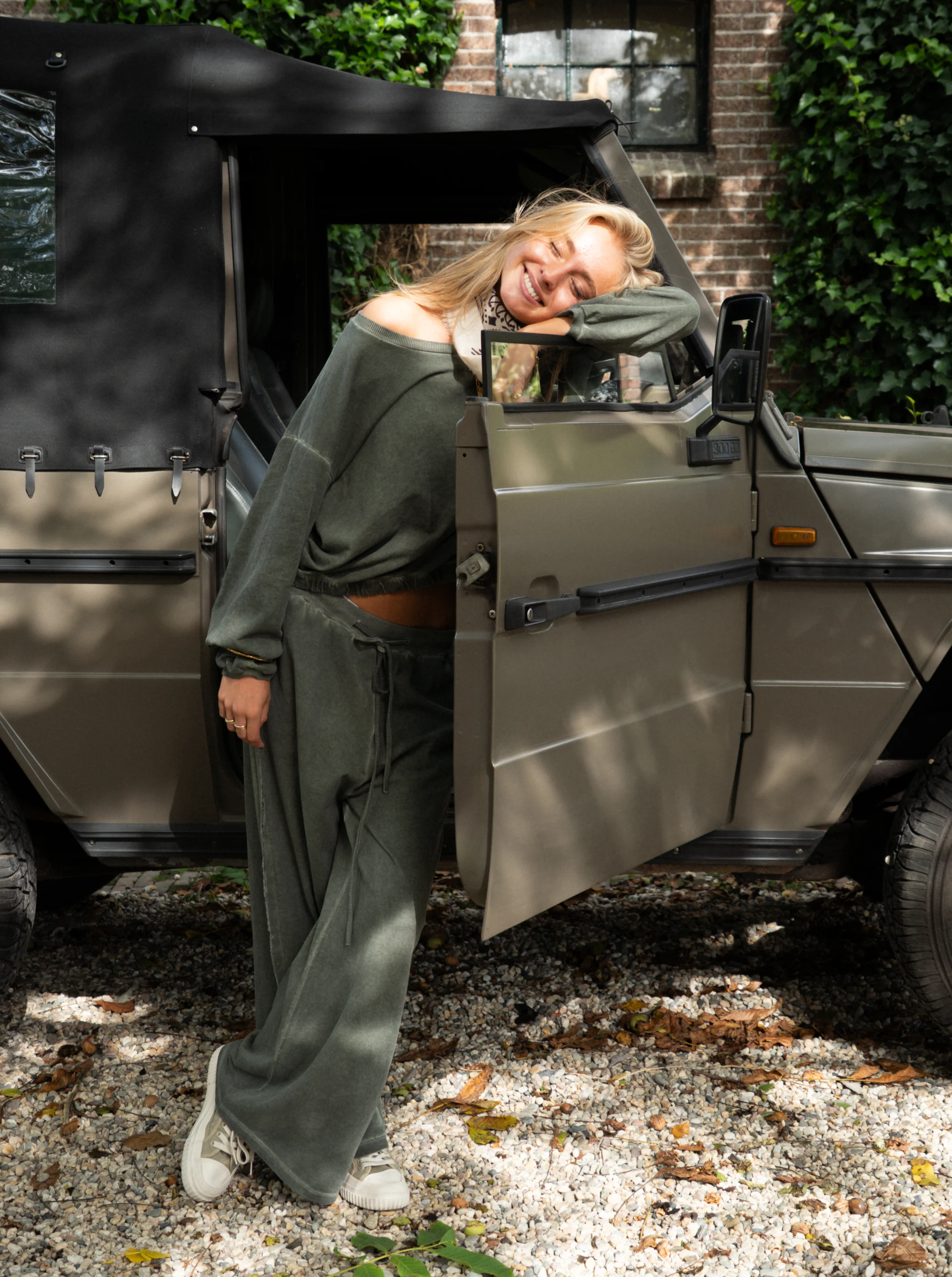 Ease Jogging Pantalon Army Groen - Image 5