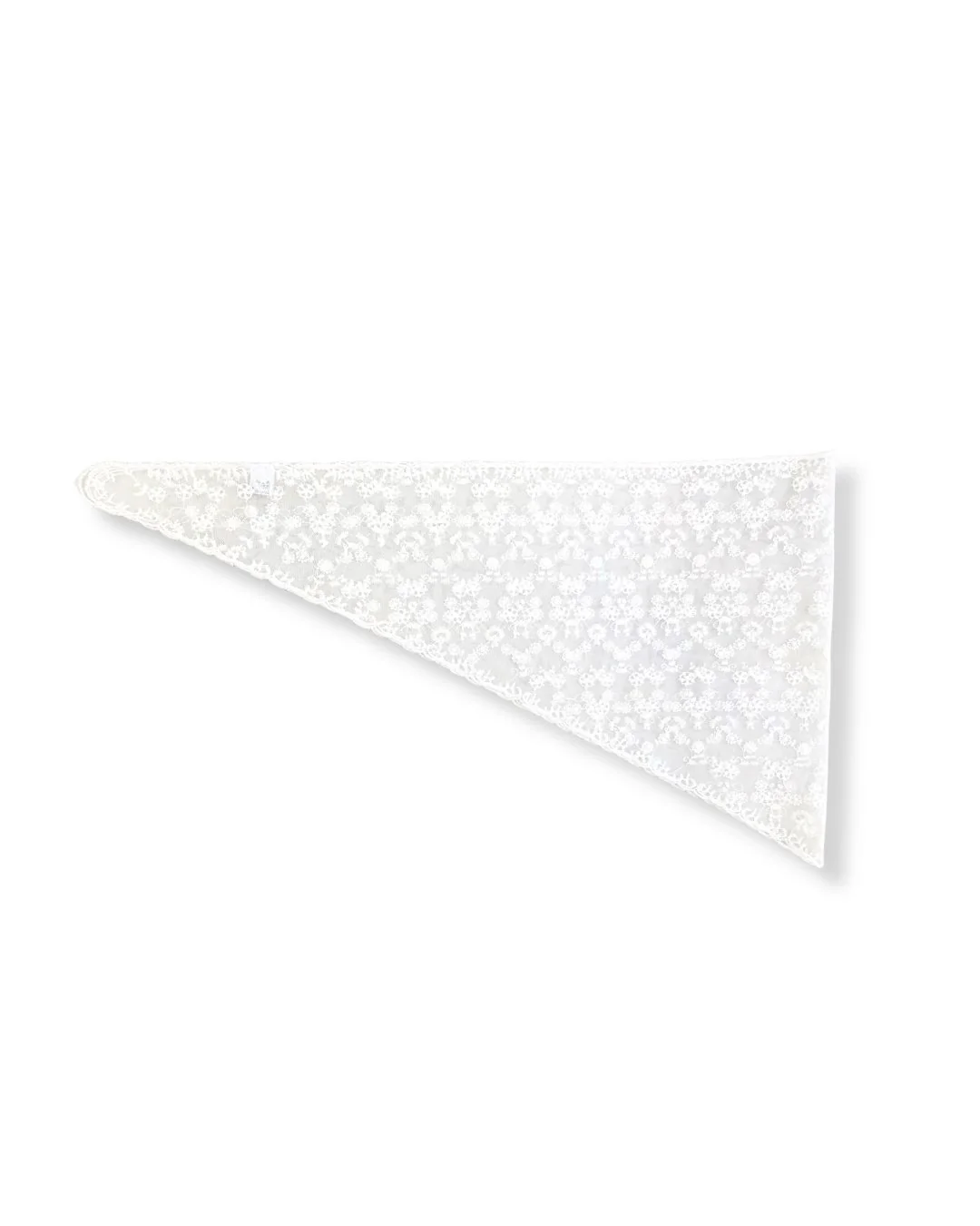 Floral Lace Bandana Wit - Image 5