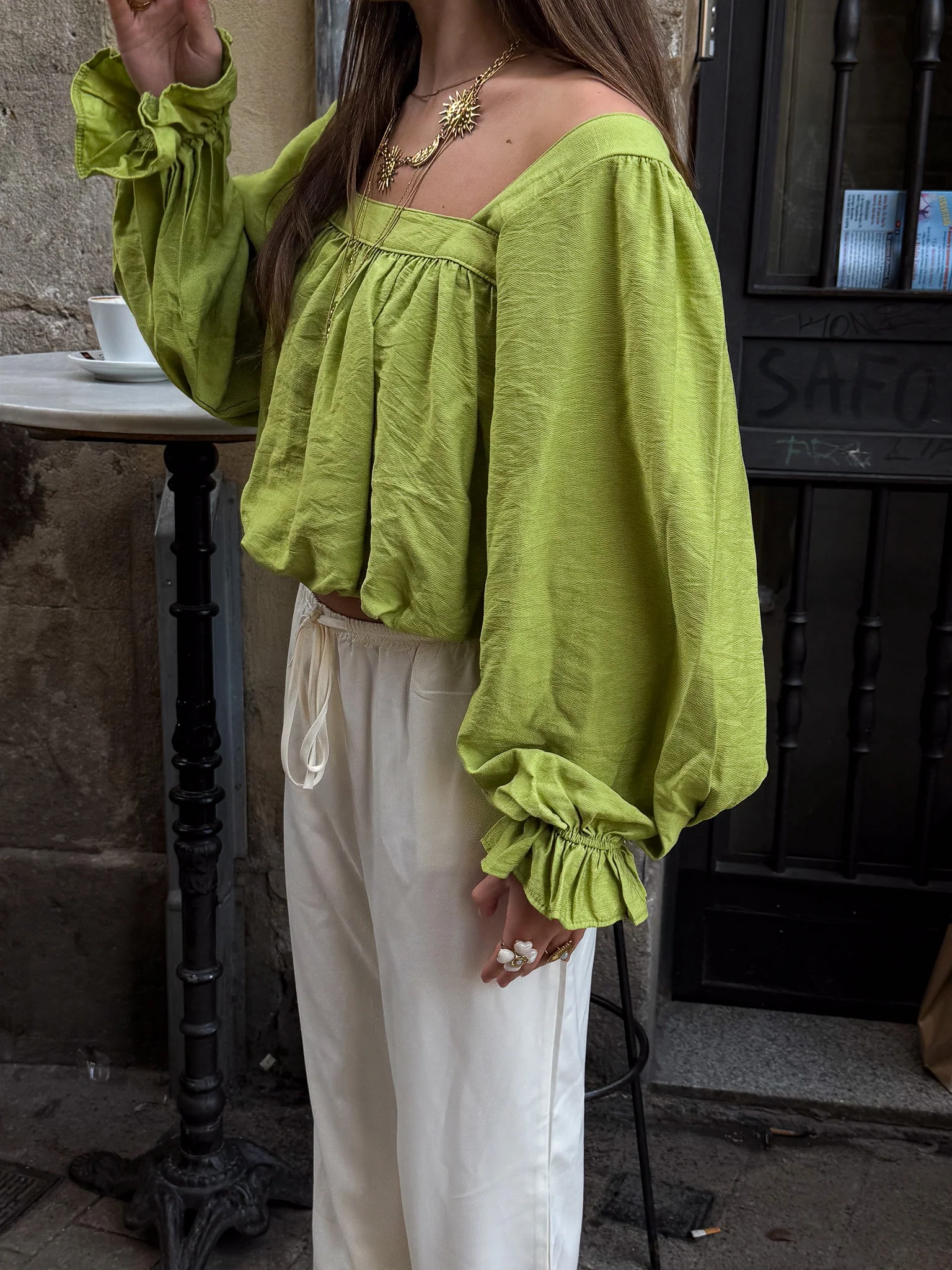 Guusje Blouse Groen - Image 4
