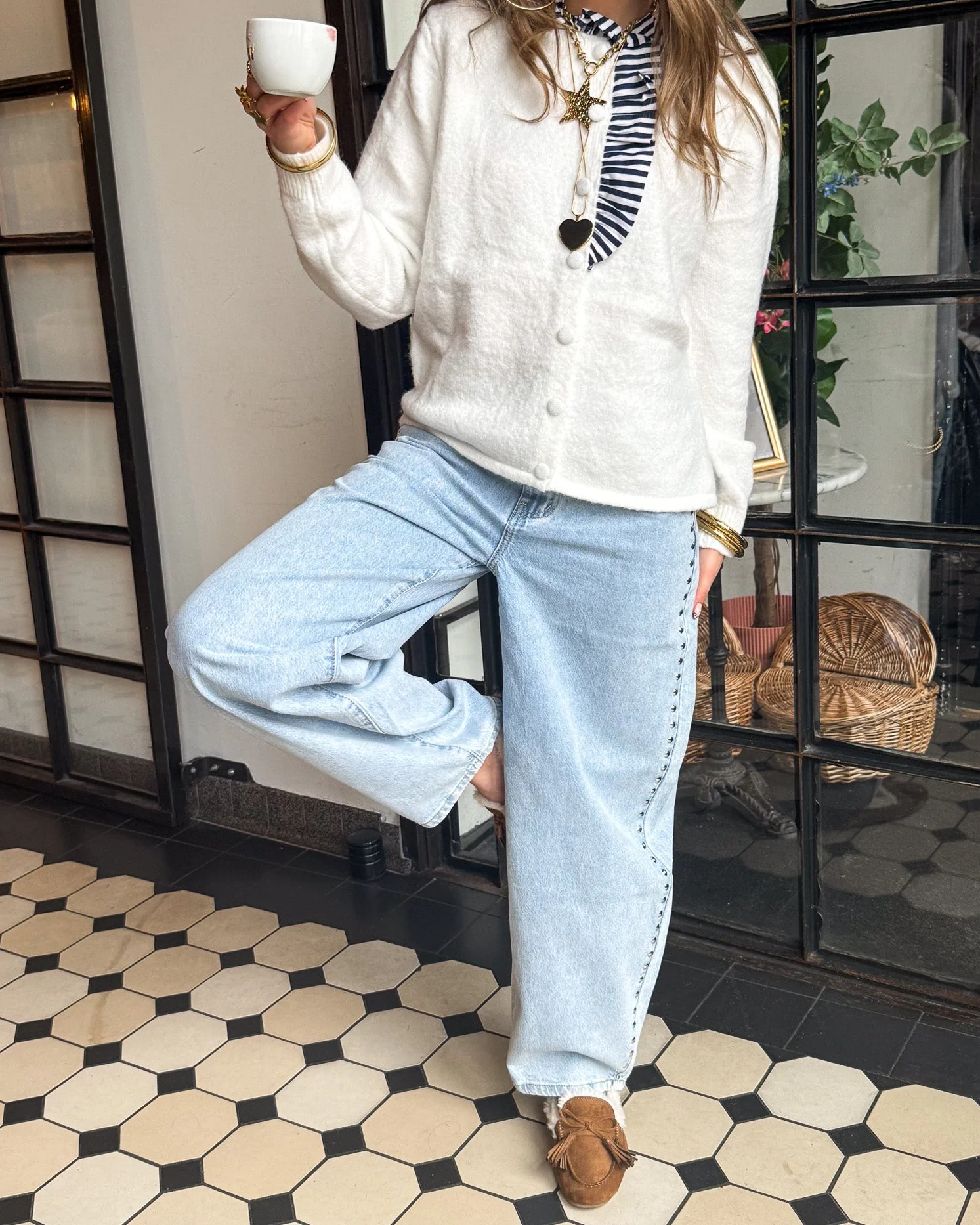 Harper Barrel Jeans Studs - Image 6