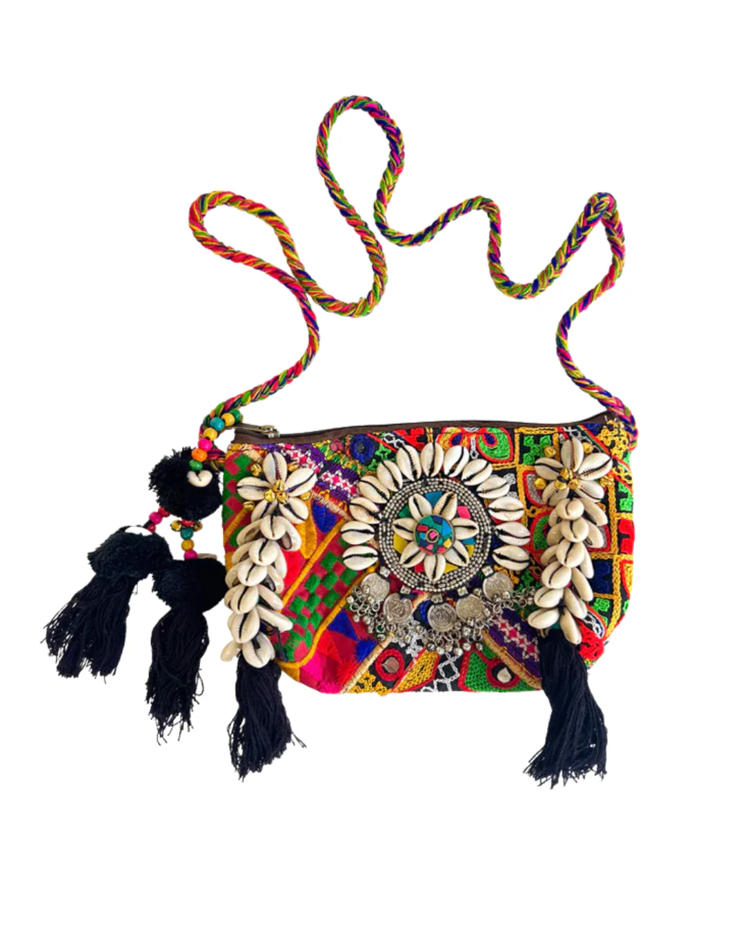 Ibiza Schouder Tas Zwart