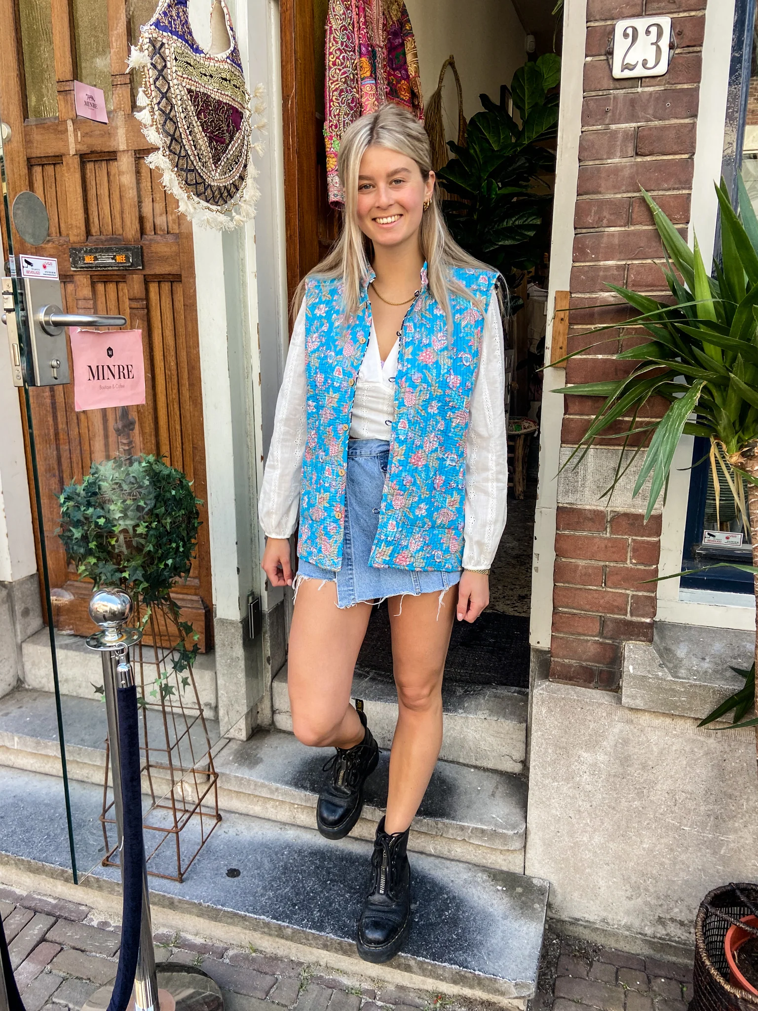 Jaina Gilet Aqua - Image 3