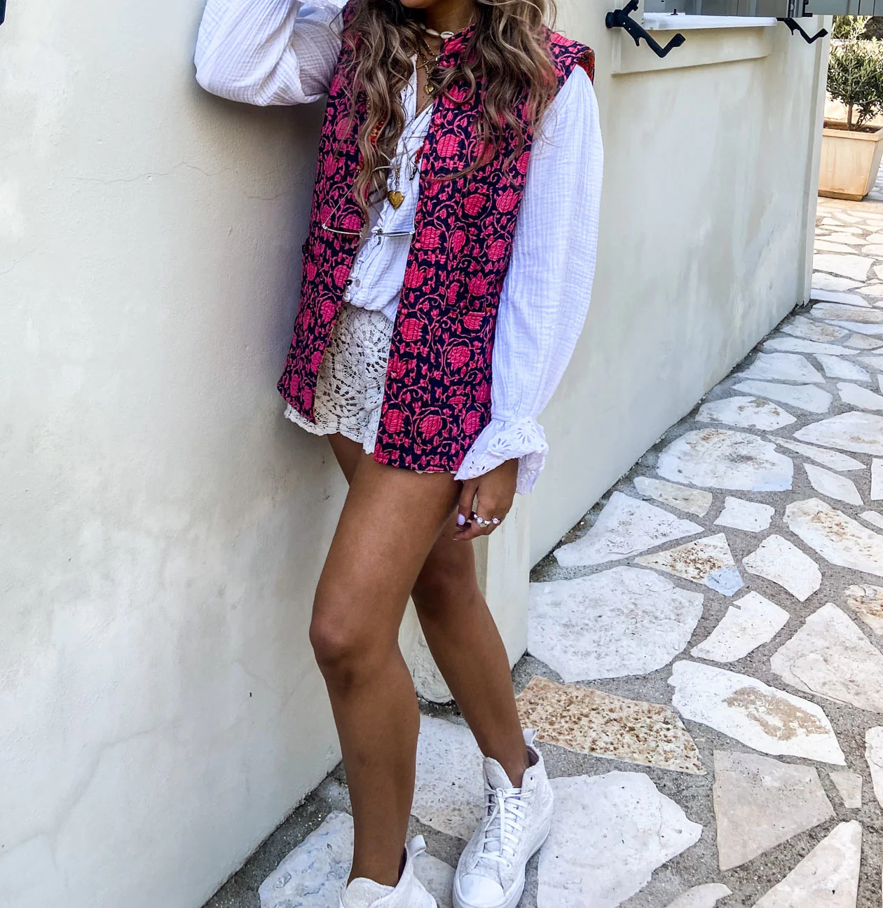 Jaina Gilet Fuchsia - Image 3