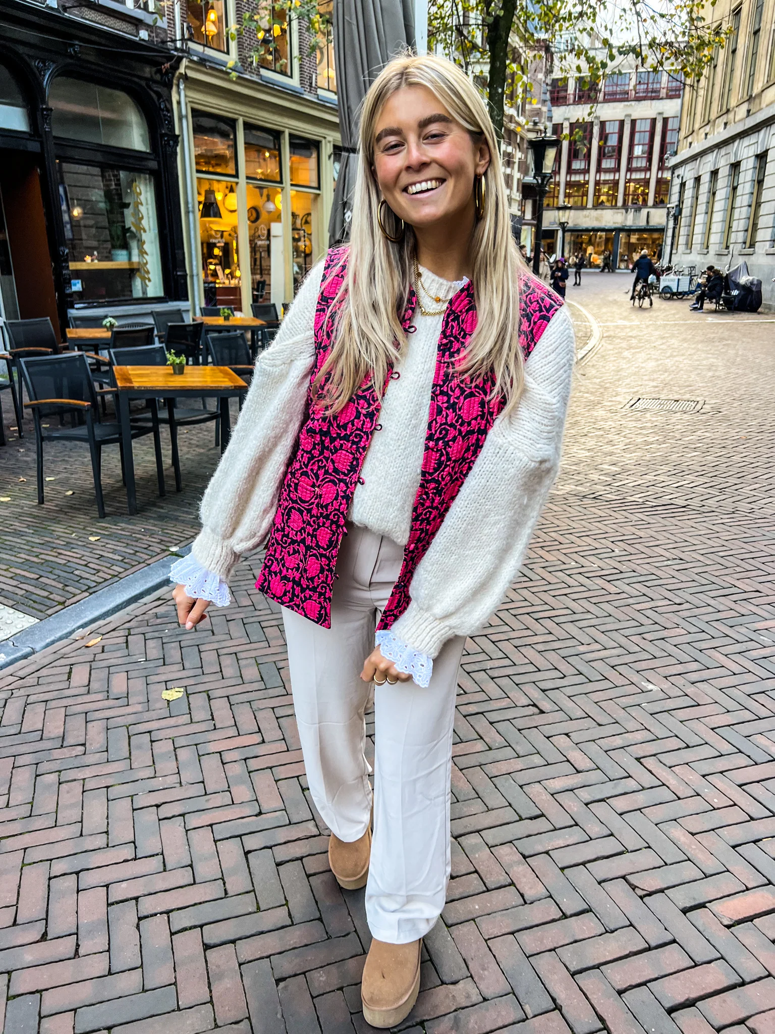 Jaina Gilet Fuchsia - Image 5