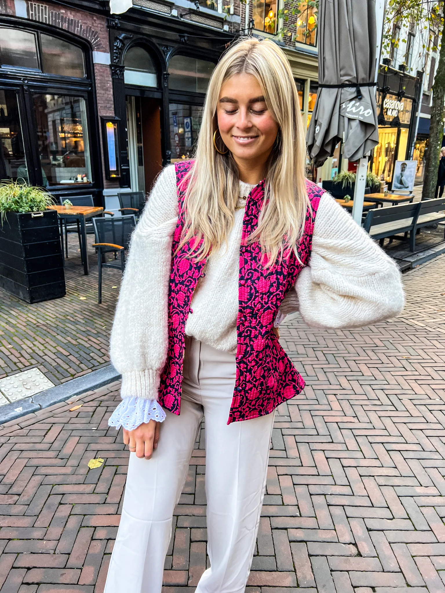 Jaina Gilet Fuchsia - Image 7