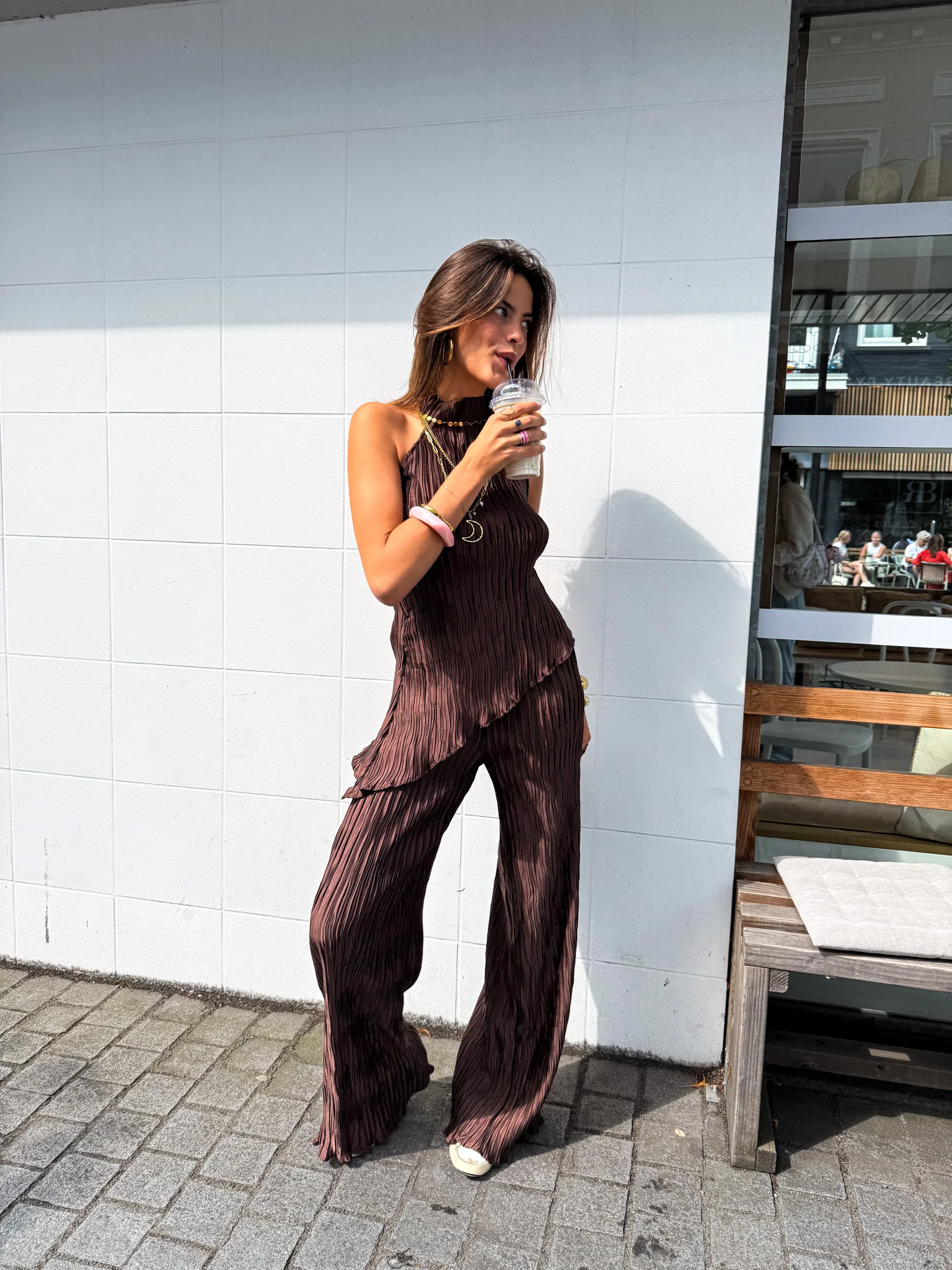 Jean Halter Top Bruin - Image 4