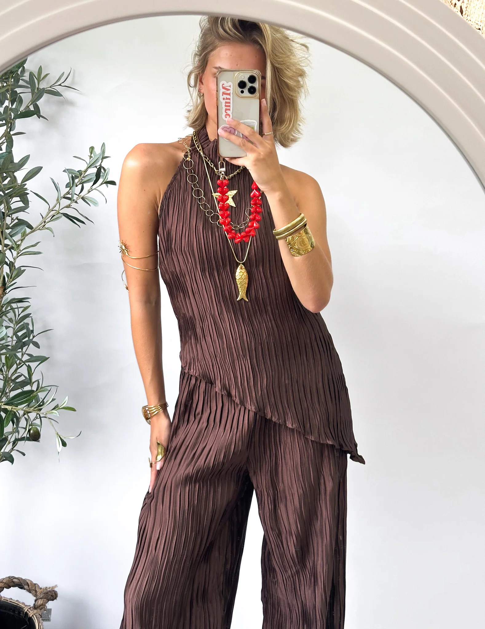 Jean Halter Top Bruin - Image 5