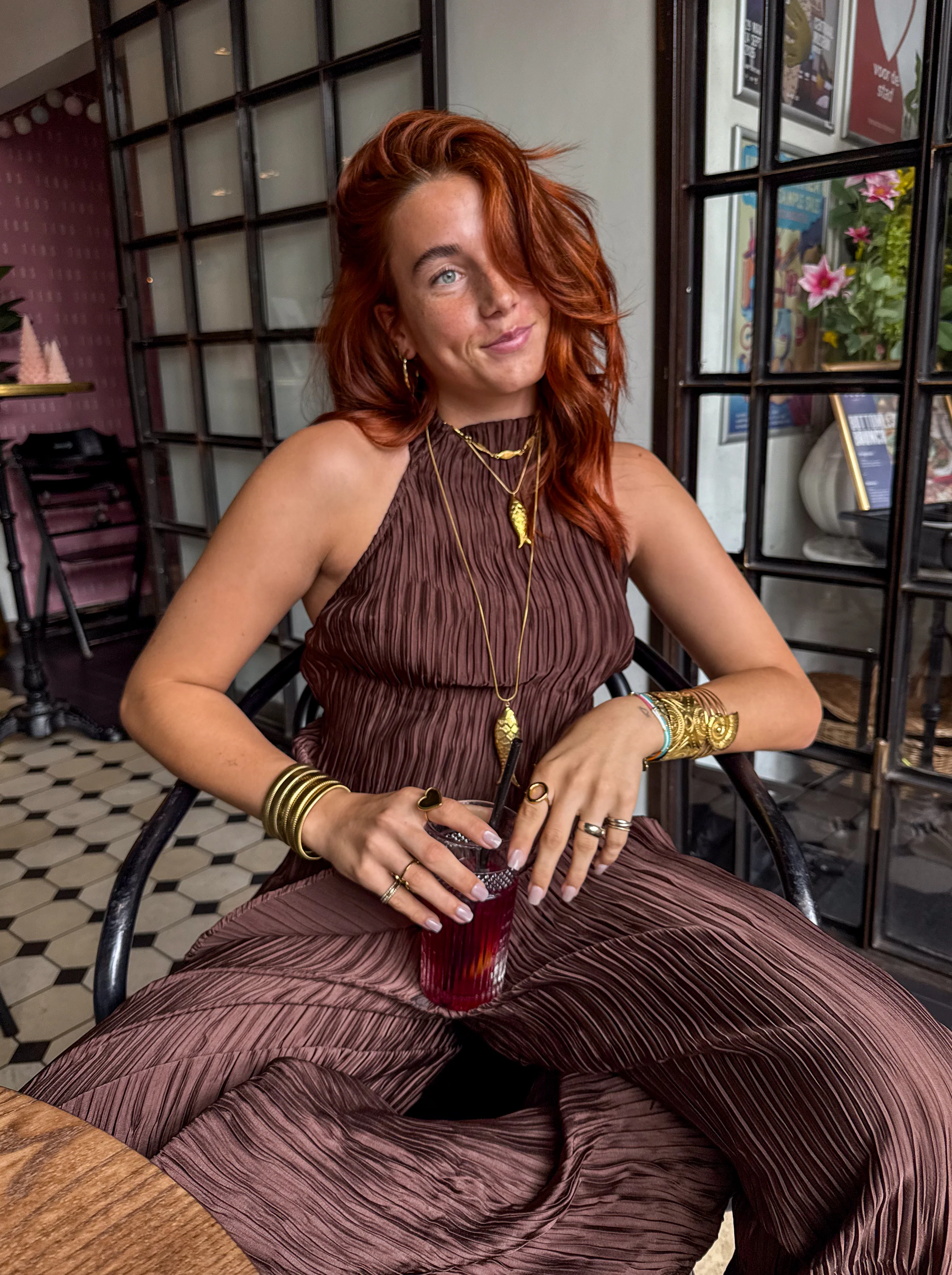 Jean Halter Top Bruin - Image 8