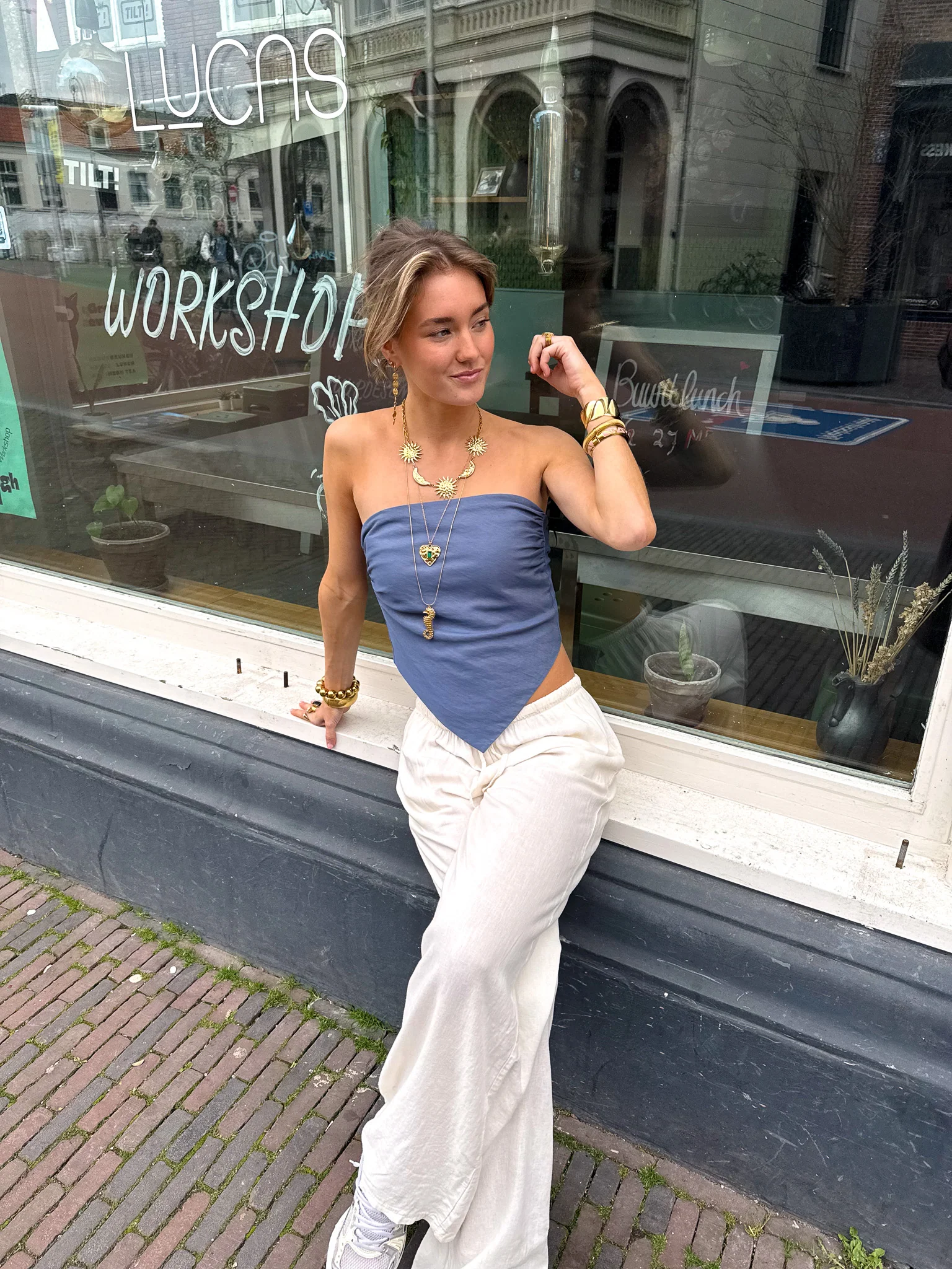 Juun Top Blauw - Image 2