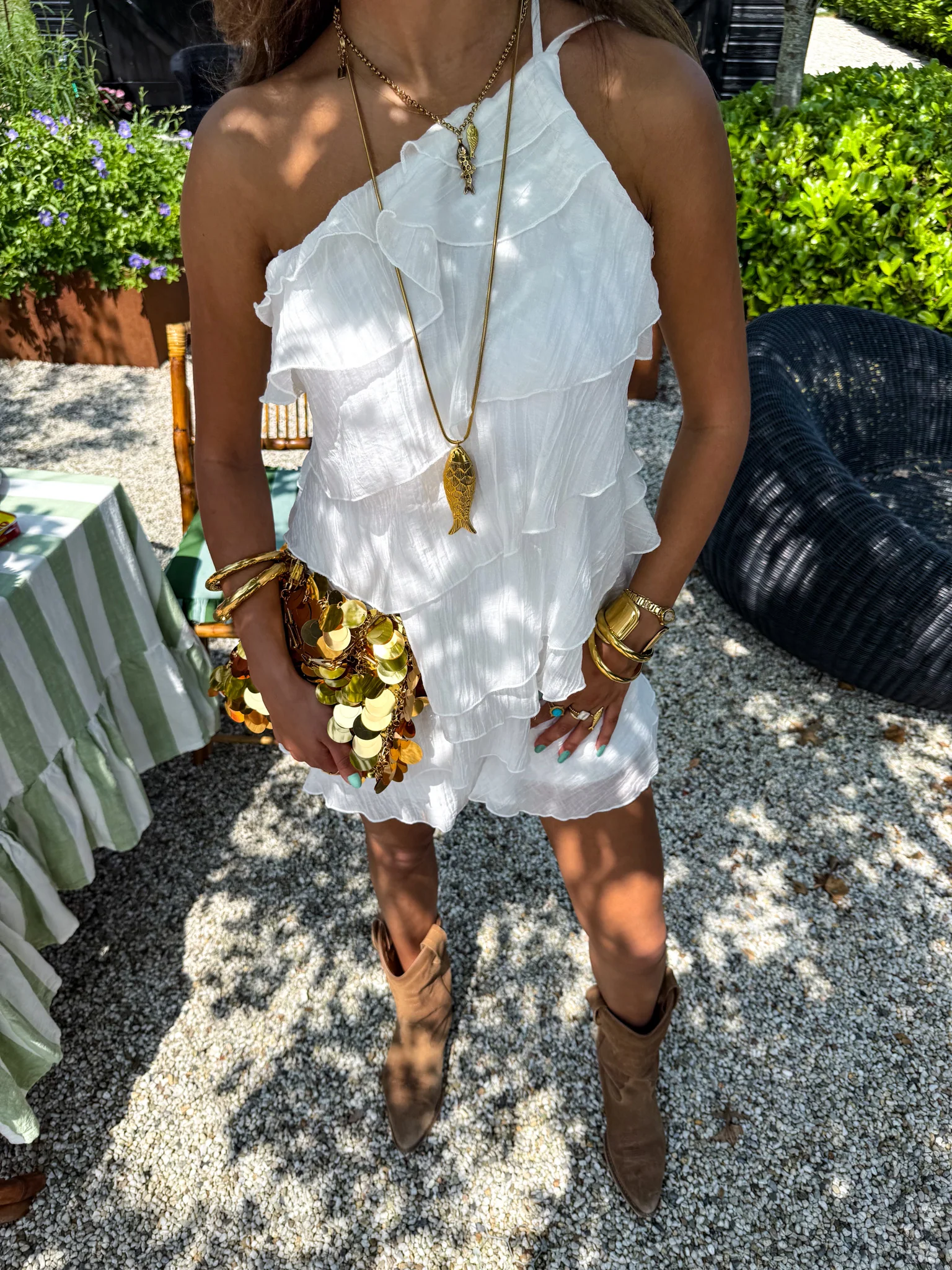 Kate Flowy Jurk Wit - Image 5
