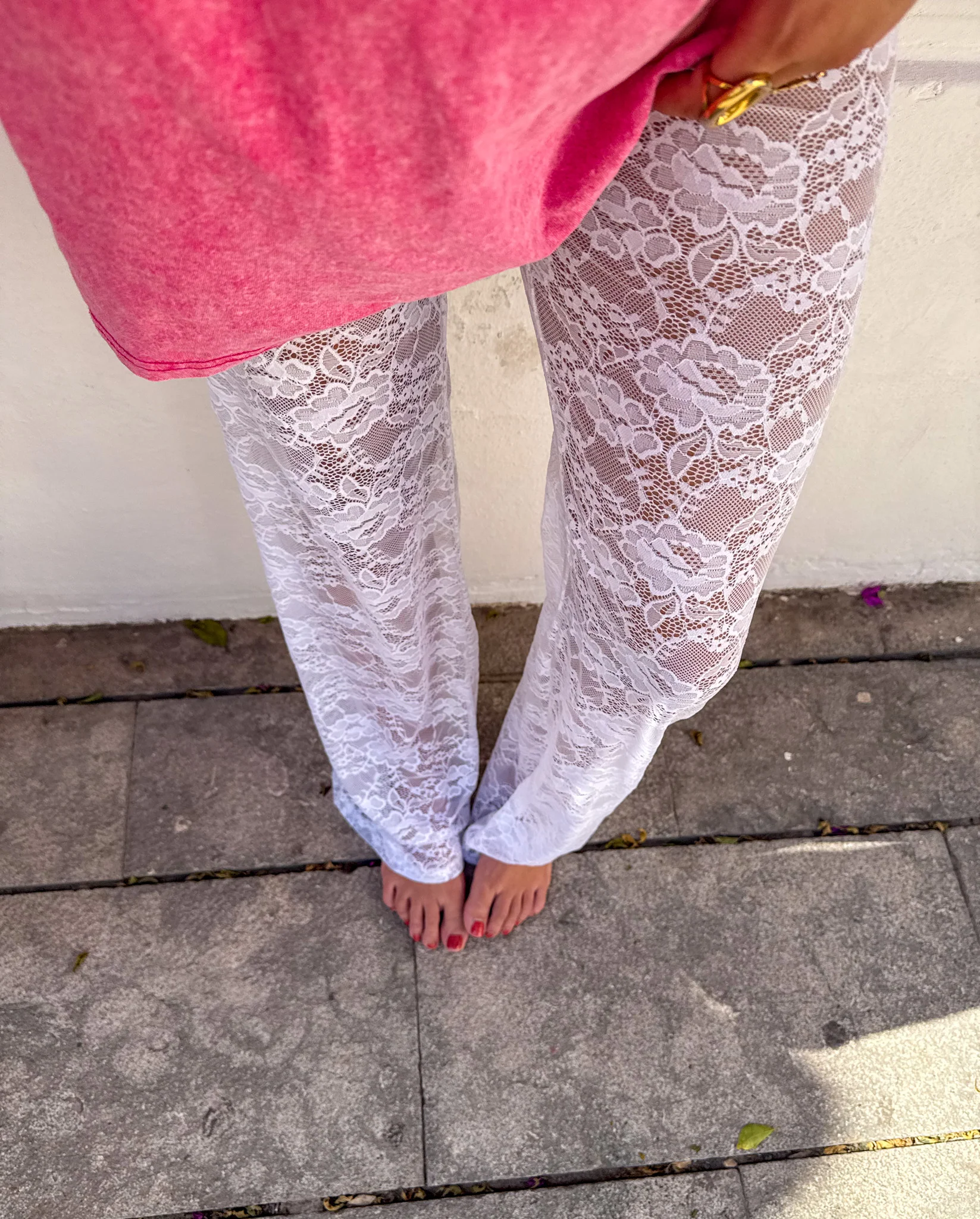 Lace Pants Wit - Image 6