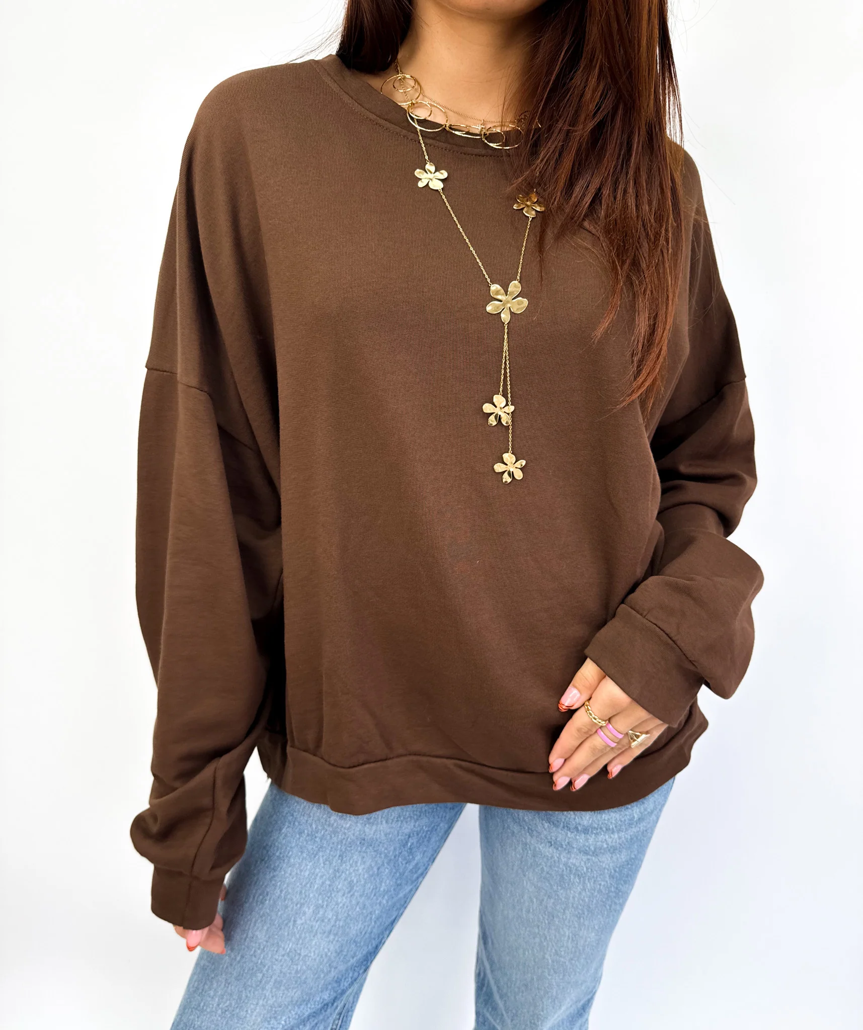 Lenny Sweater Brown - Image 5