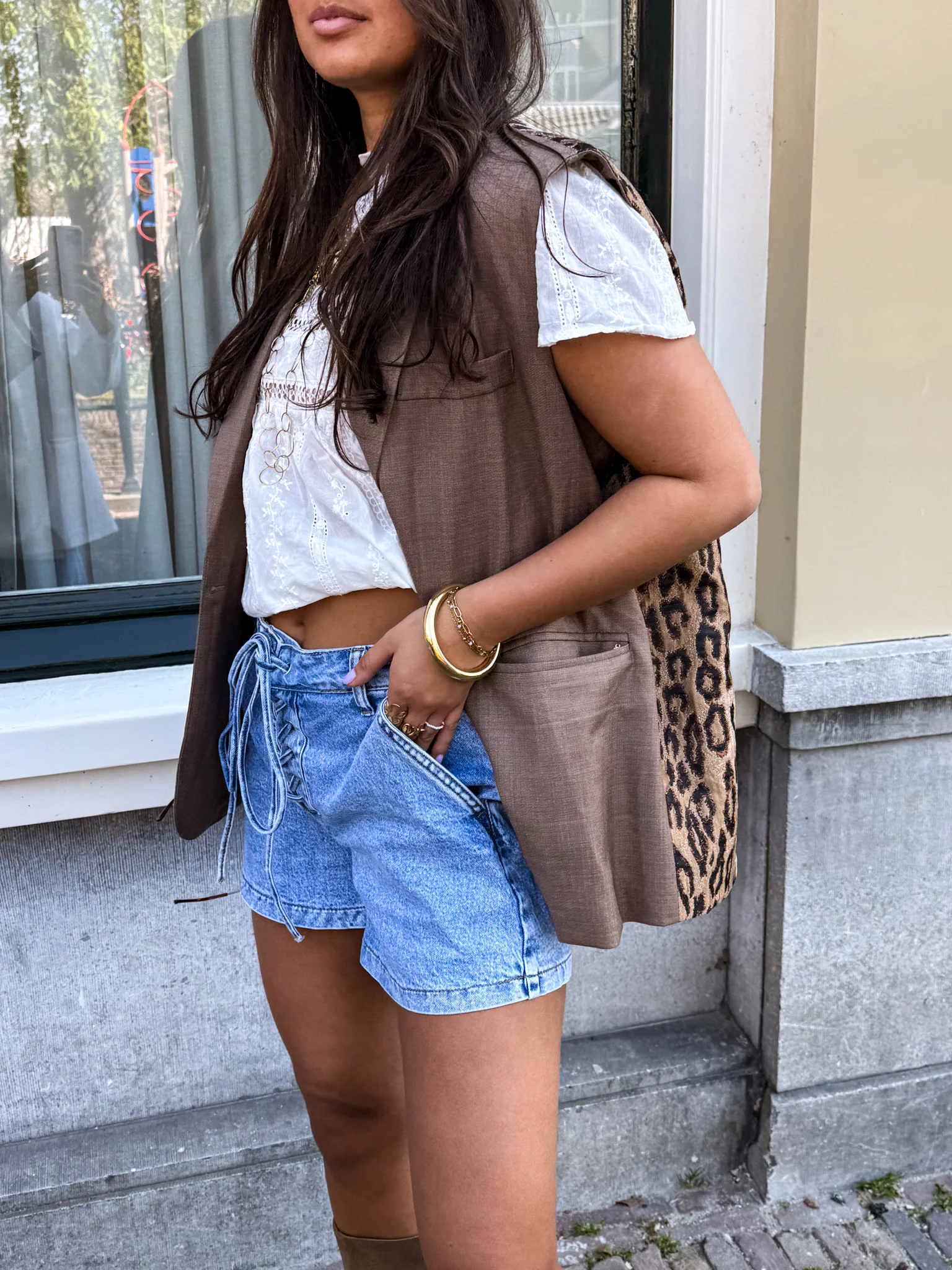 Leopard Gilet Split - Image 6