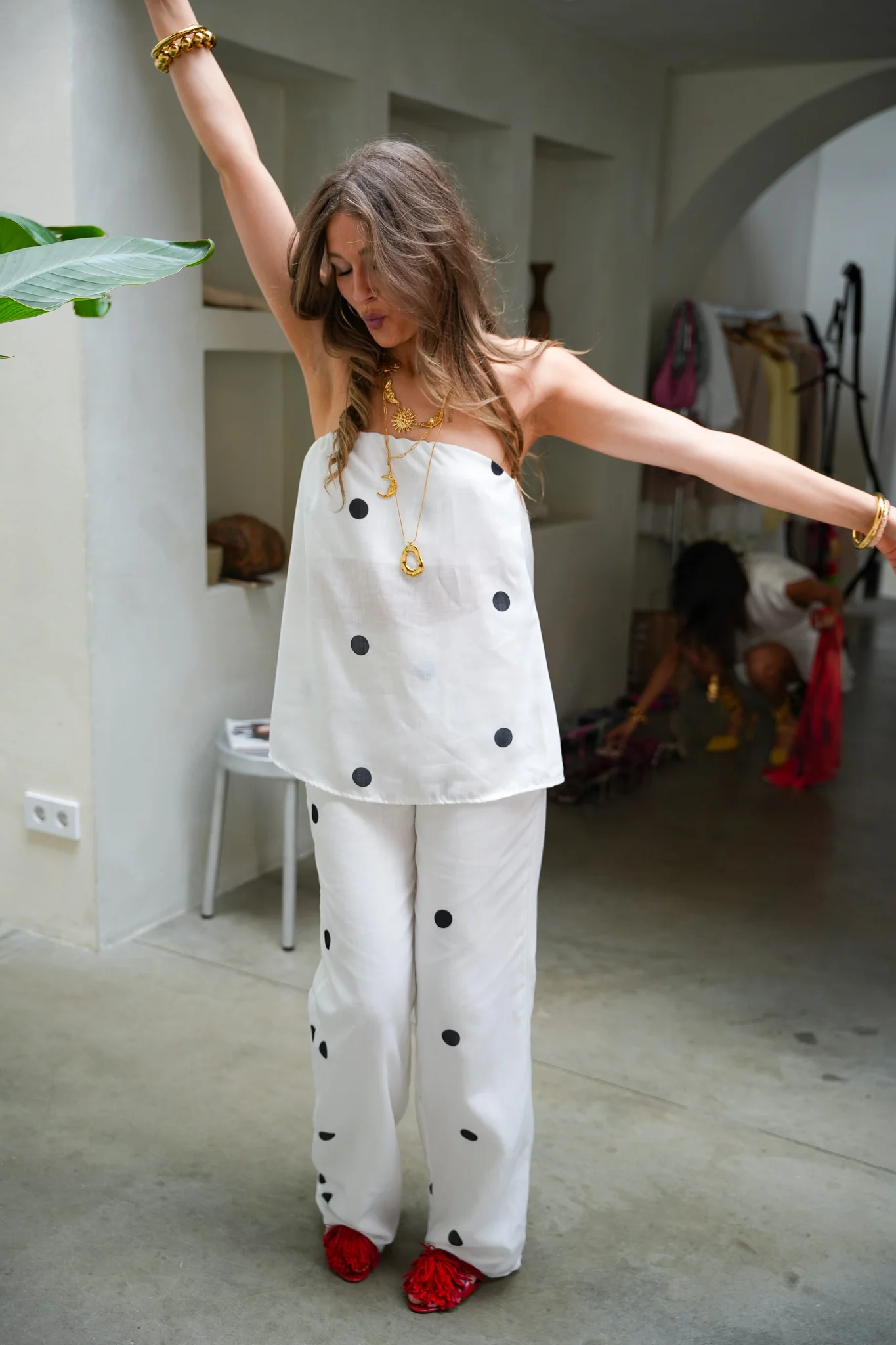 Libby Stippen Pantalon Wit - Image 5