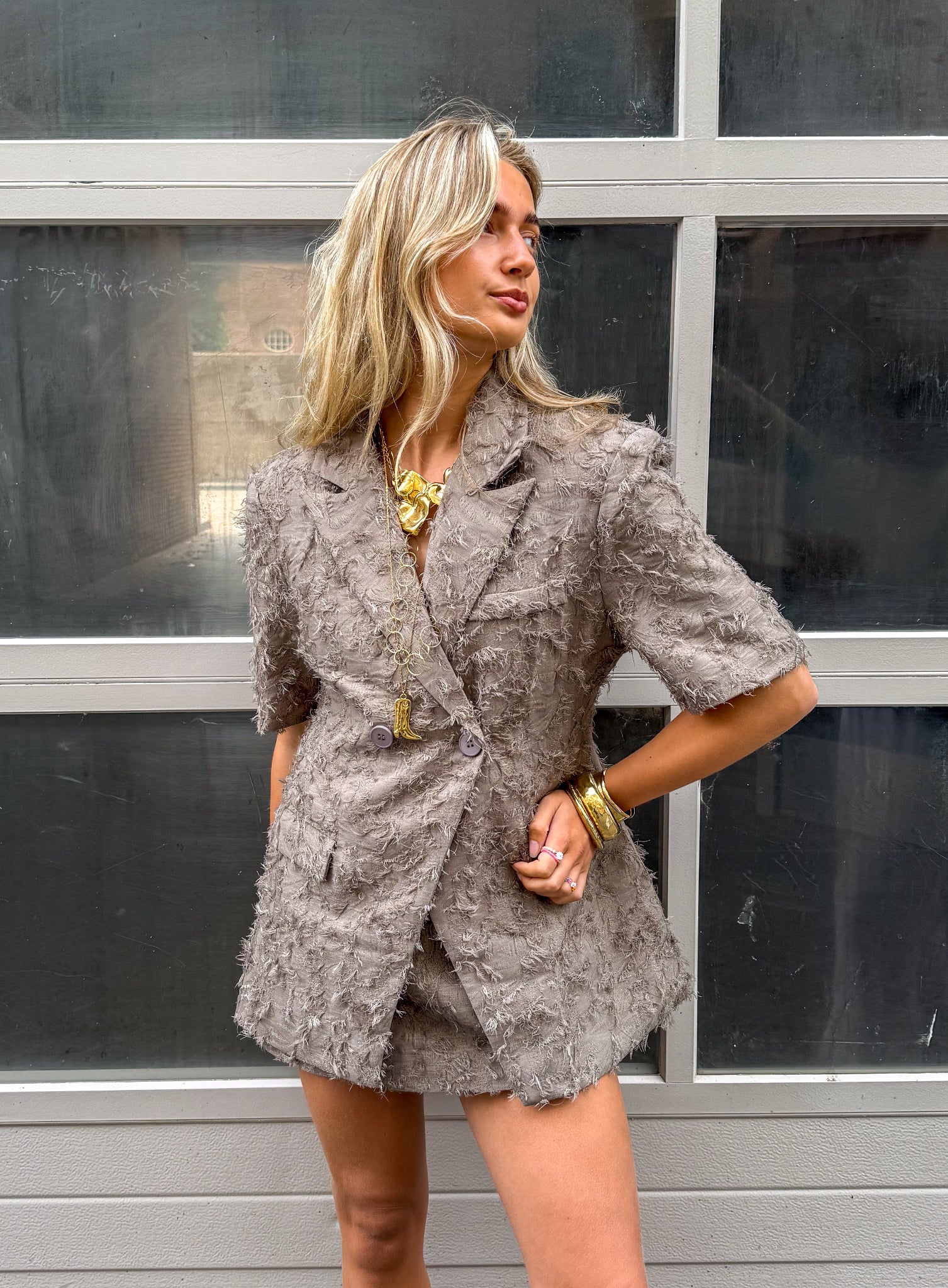 Lina Blazer Khaki - Image 7
