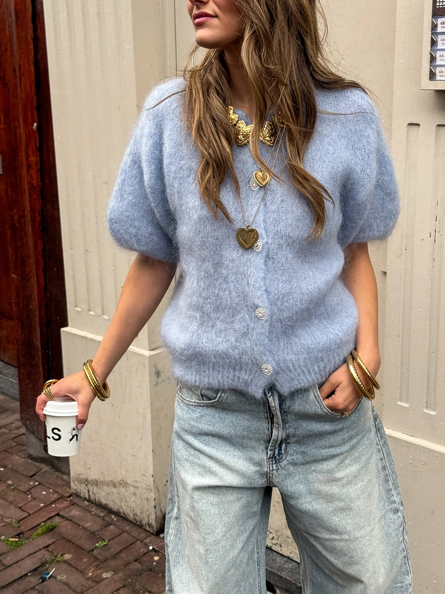 Lotje Vest Blauw - Image 3