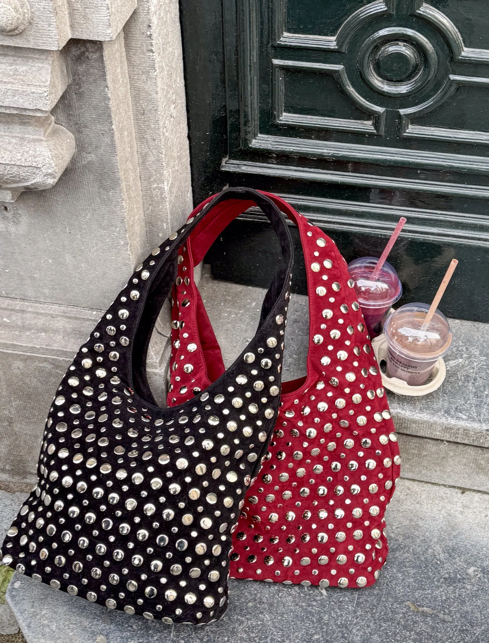 Loux Studs Tas Bordeaux - Image 8
