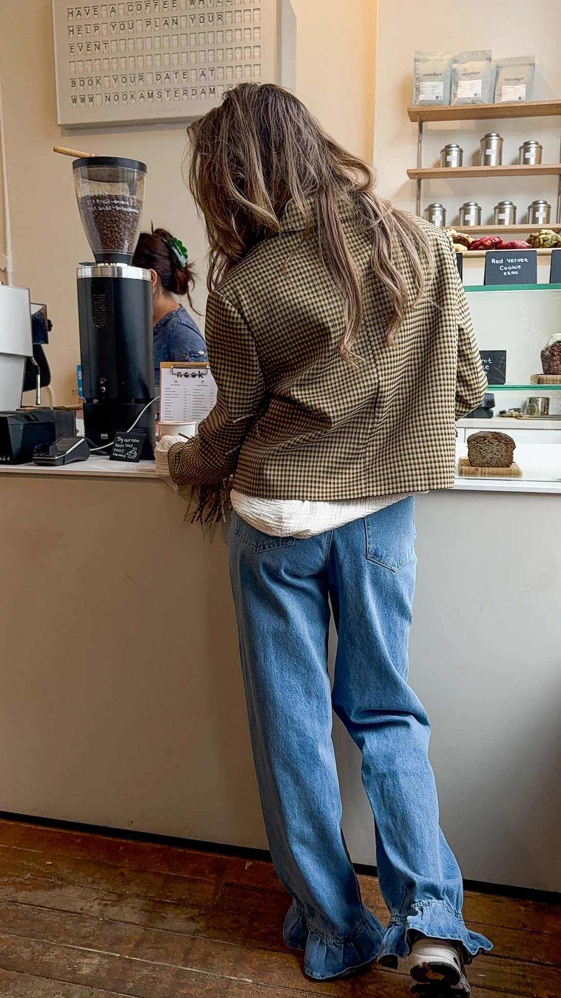 May Straight Leg Ruffle Jeans - Image 11