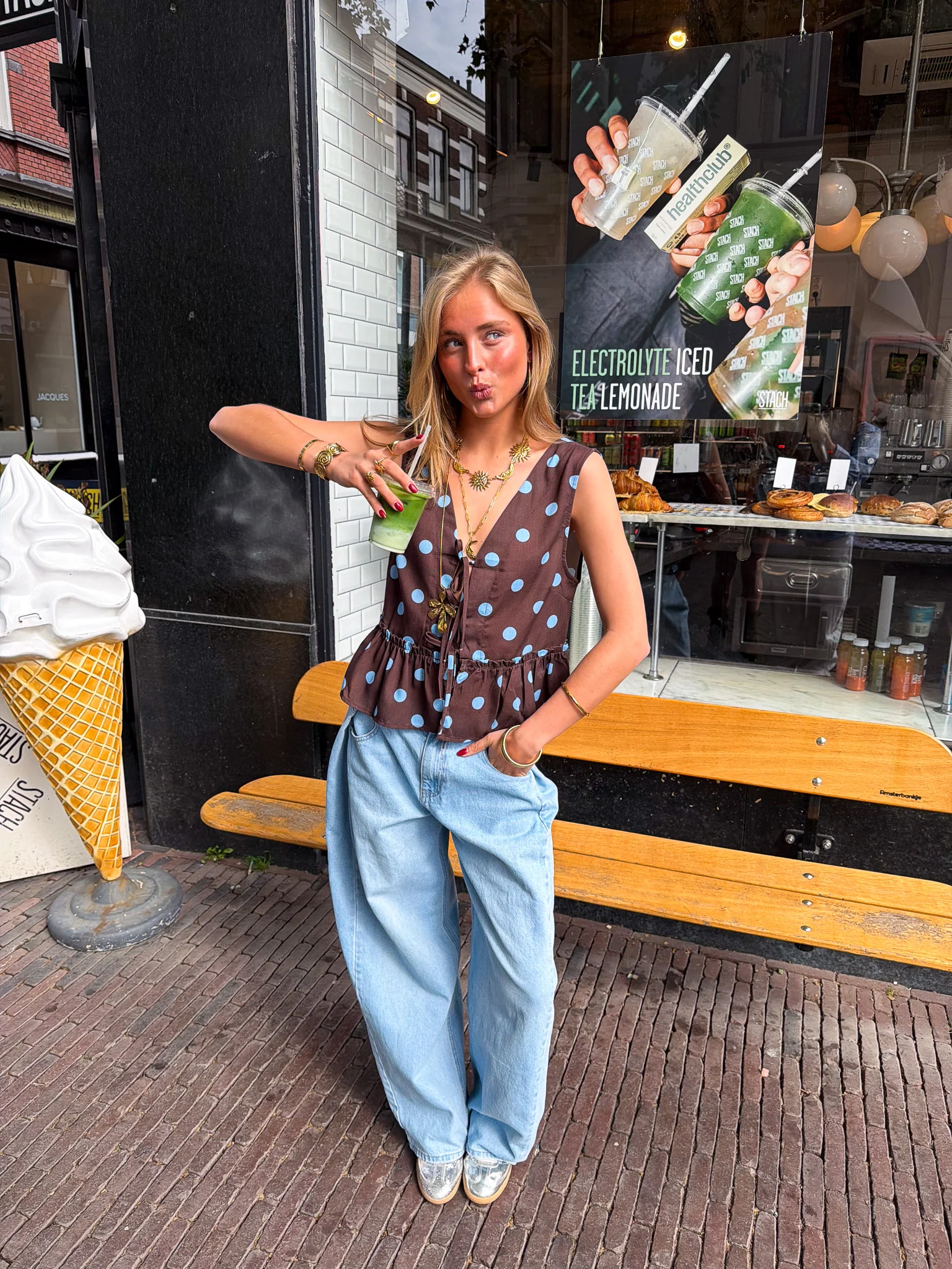 Memory Stippen Top Bruin - Image 5