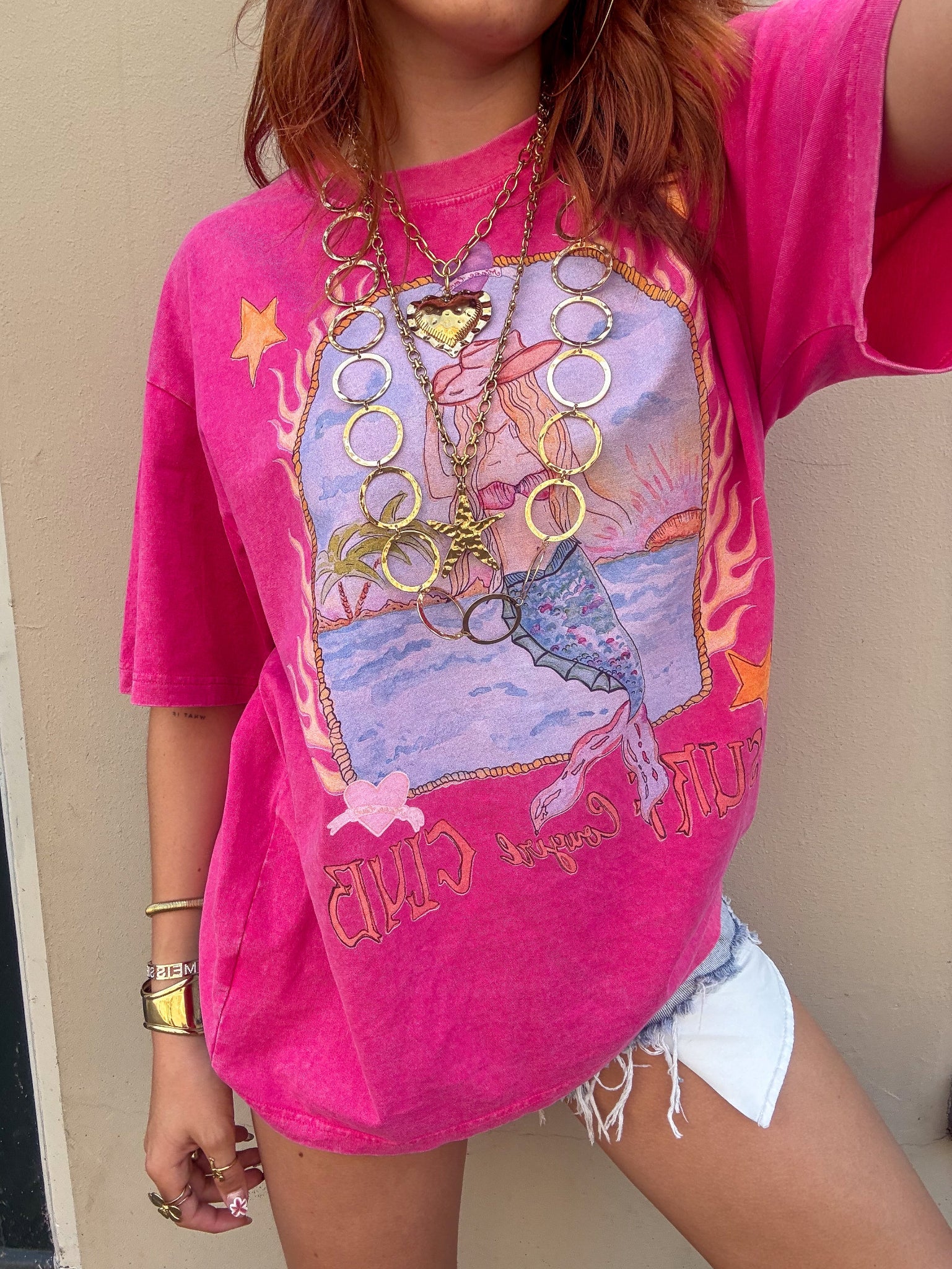 Mermaid T-Shirt Roze - Image 3