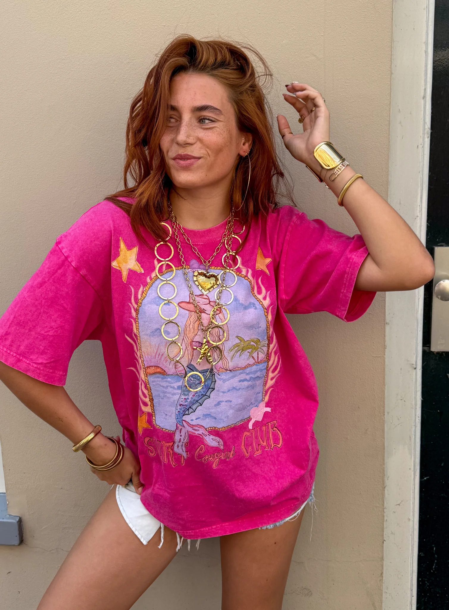 Mermaid T-Shirt Roze - Image 5