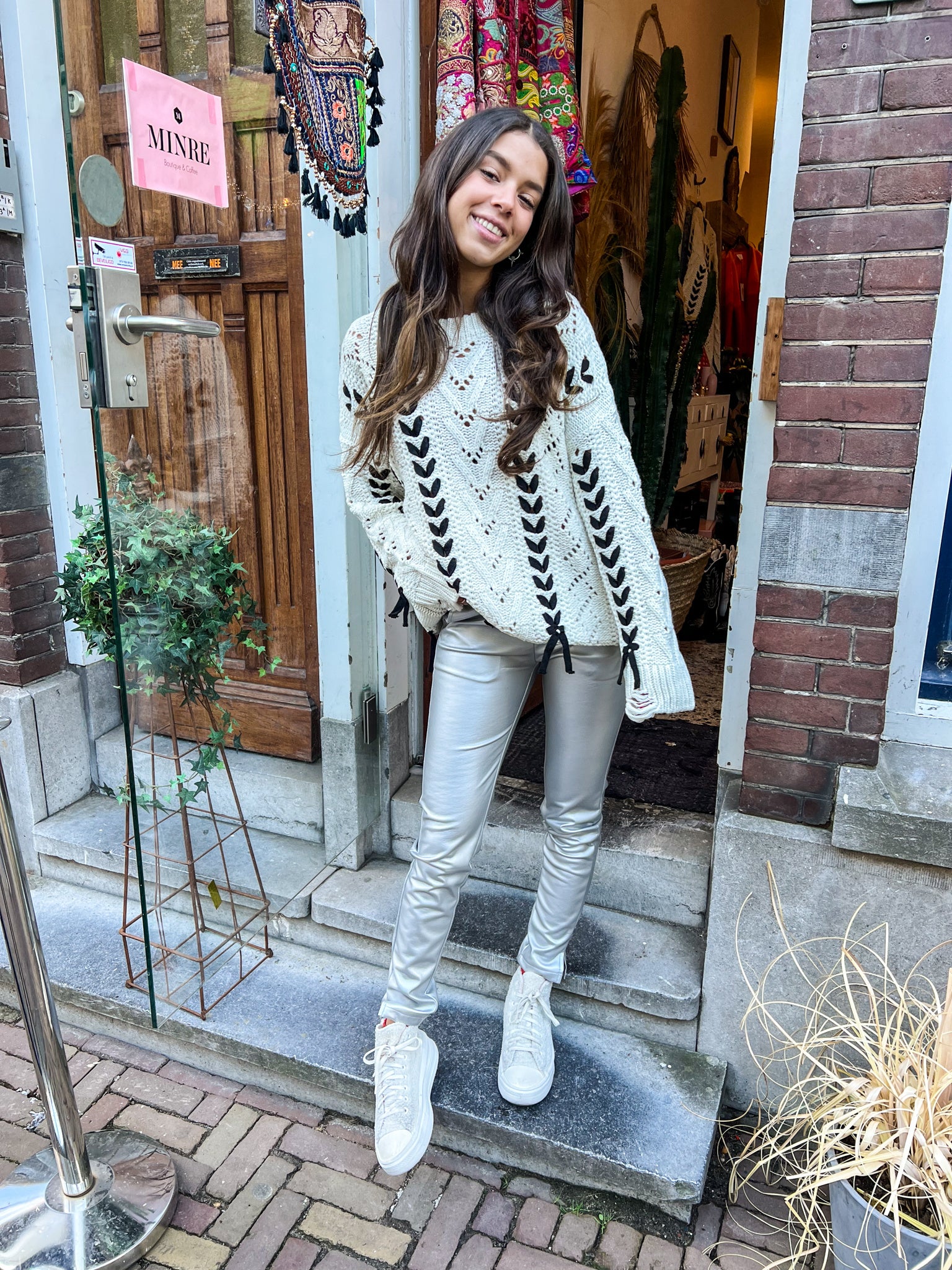 Metallic Legging Zilver - Image 4
