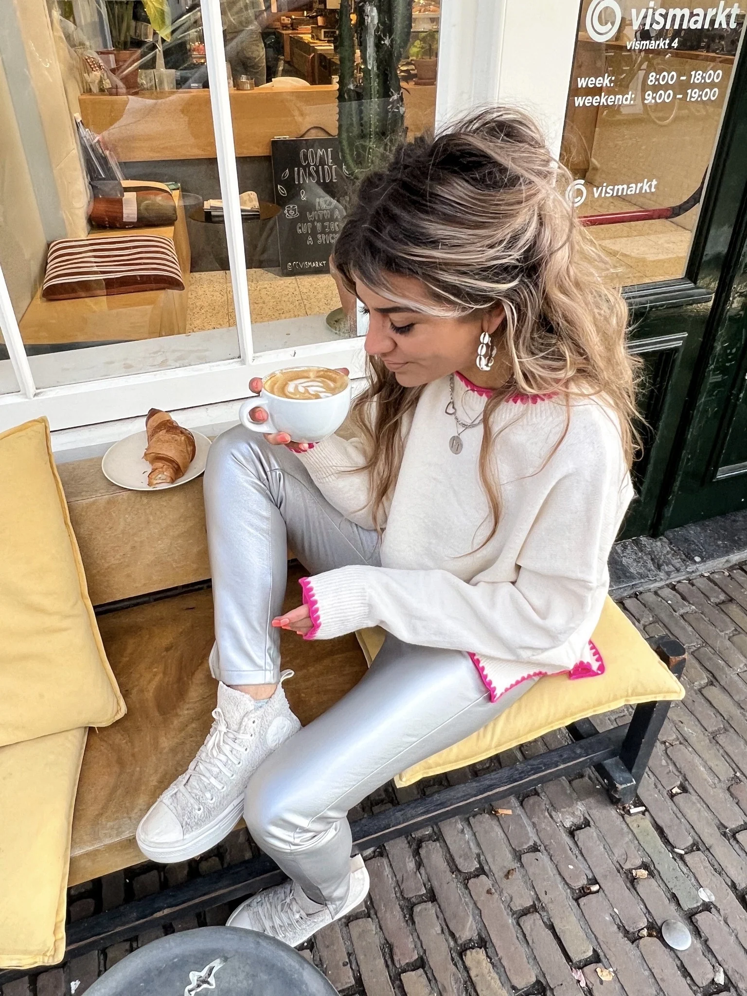 Metallic Legging Zilver - Image 8