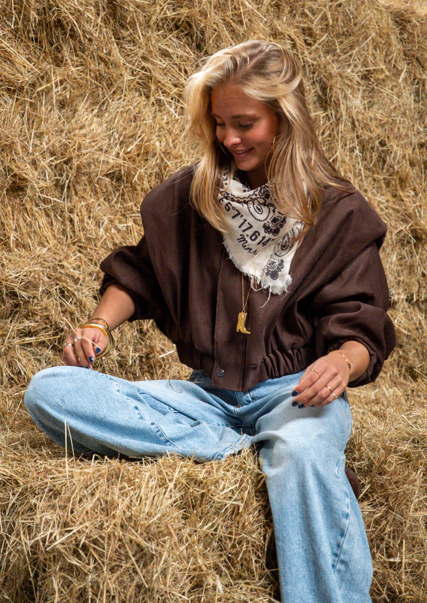 Minre Bandana Creme - Image 11