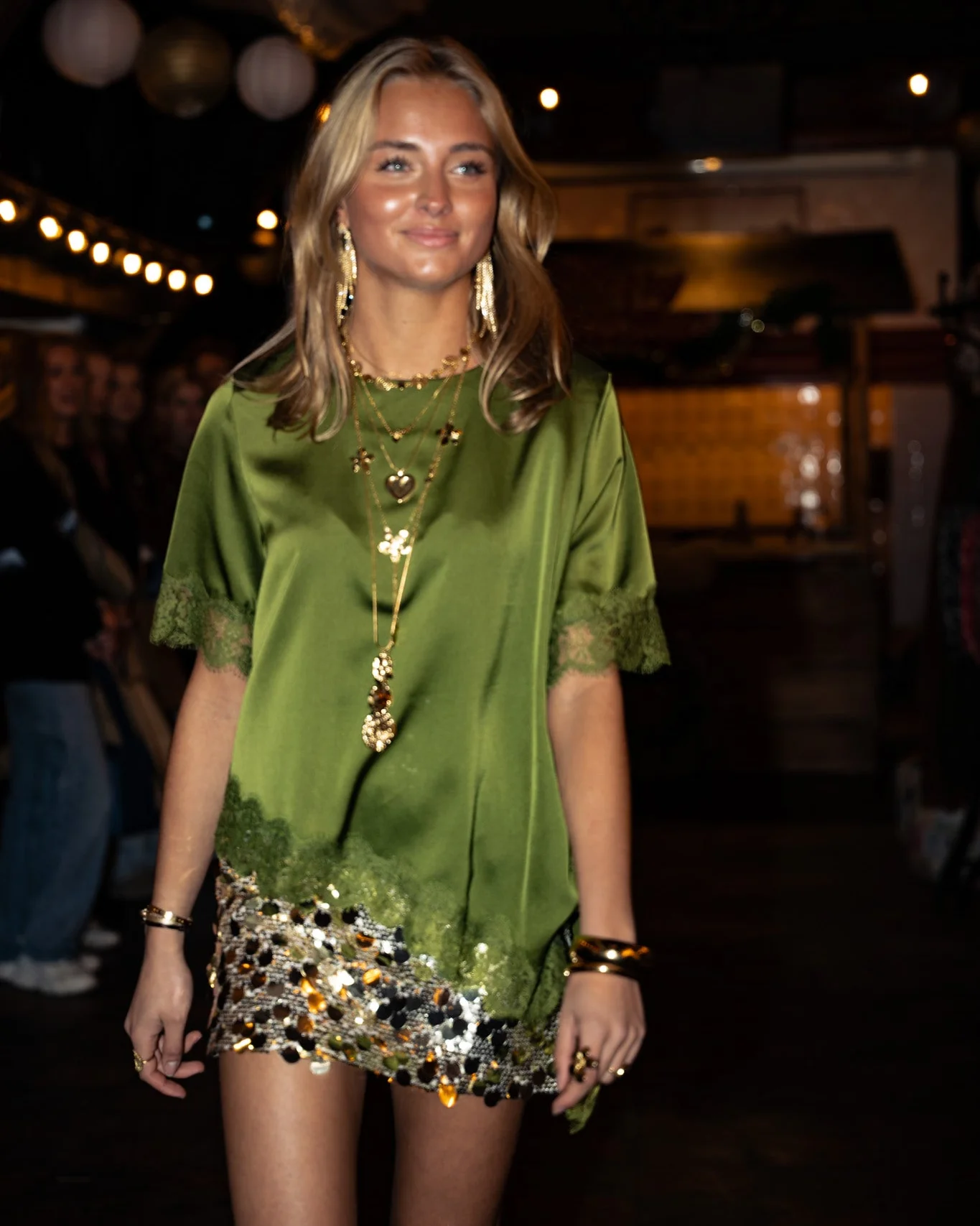 Misty Lace Top Groen - Image 5