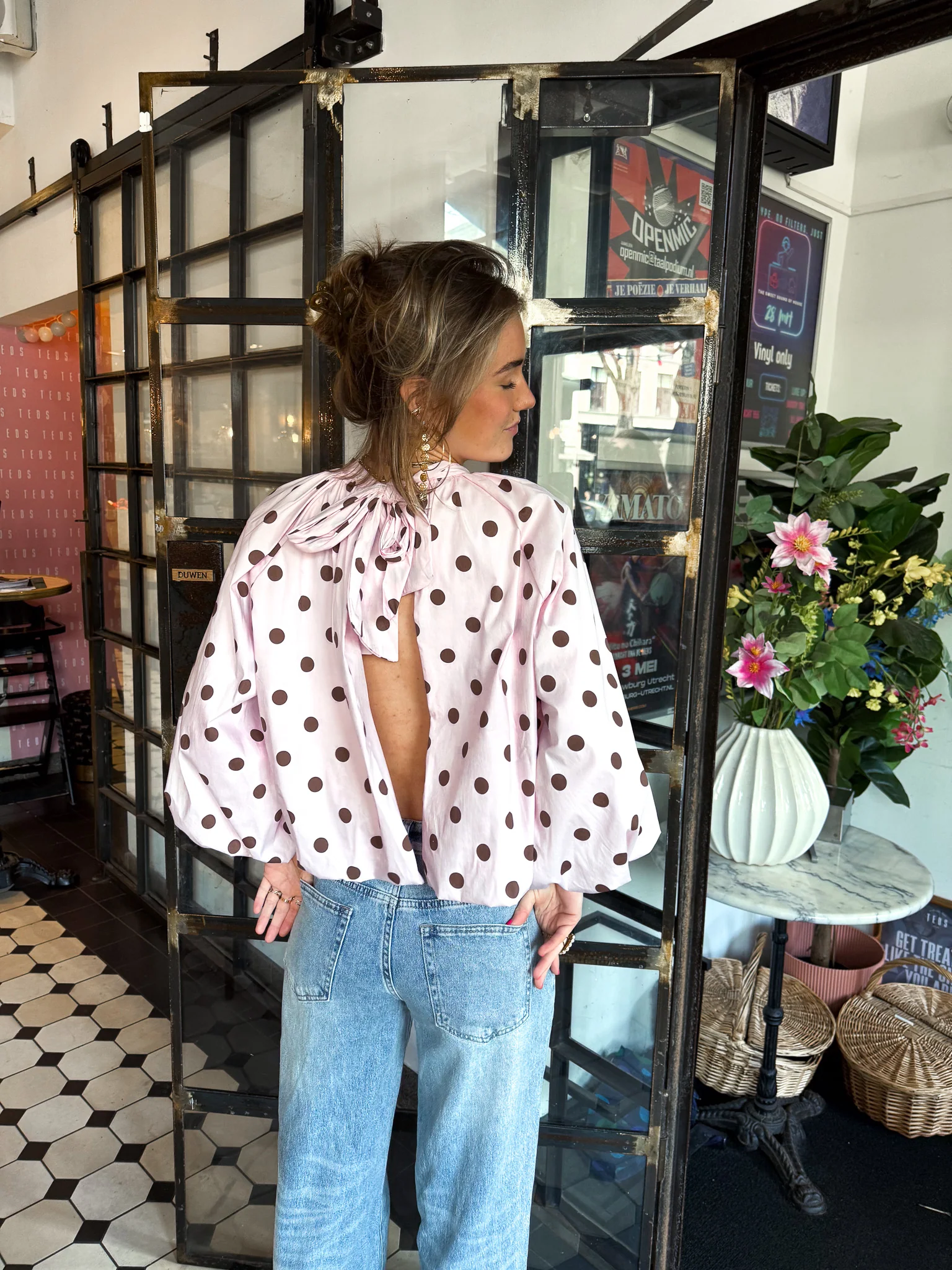 Mona Stippen Top Roze - Image 5