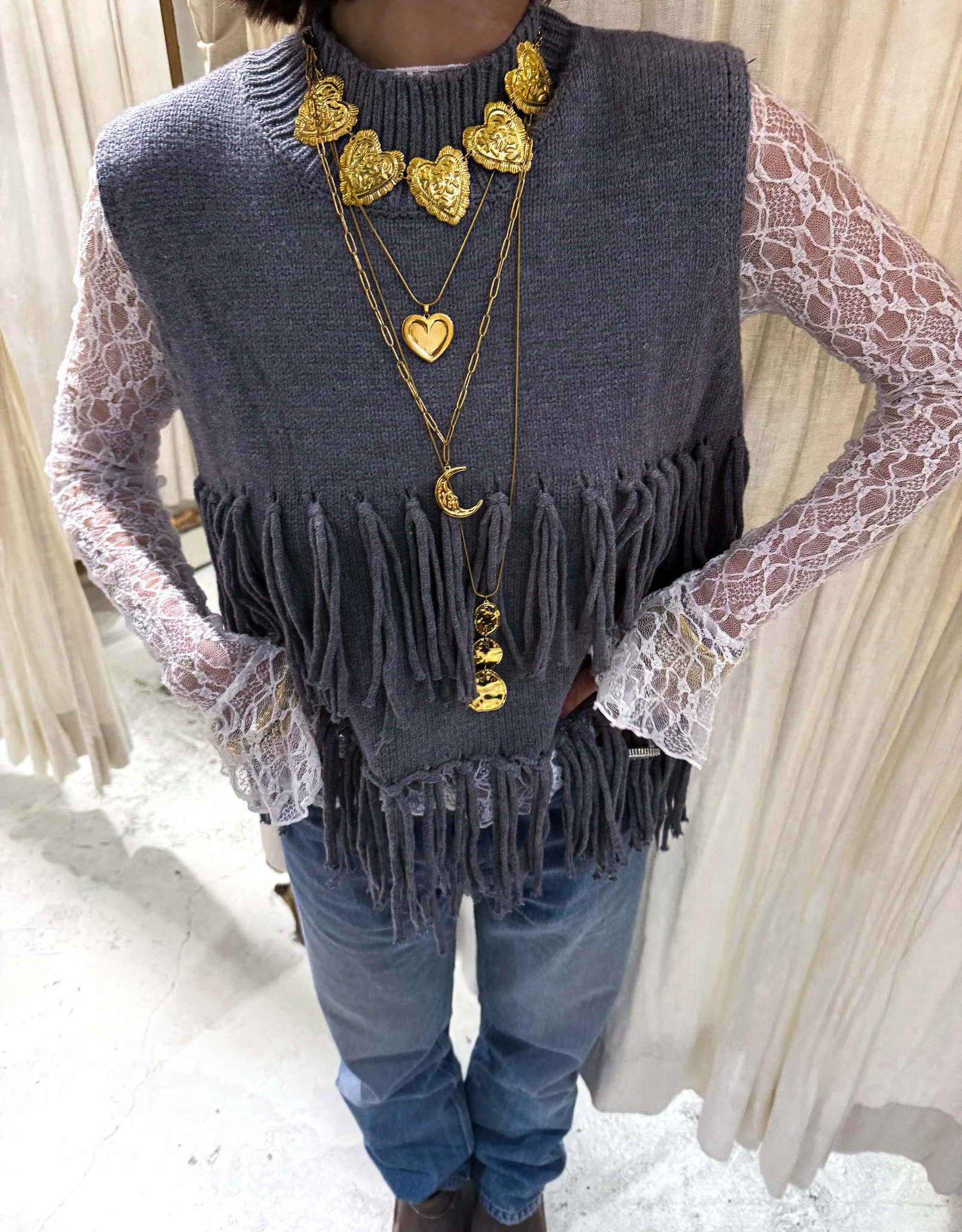 Mystic Love Ketting Goud - Kort - Image 9