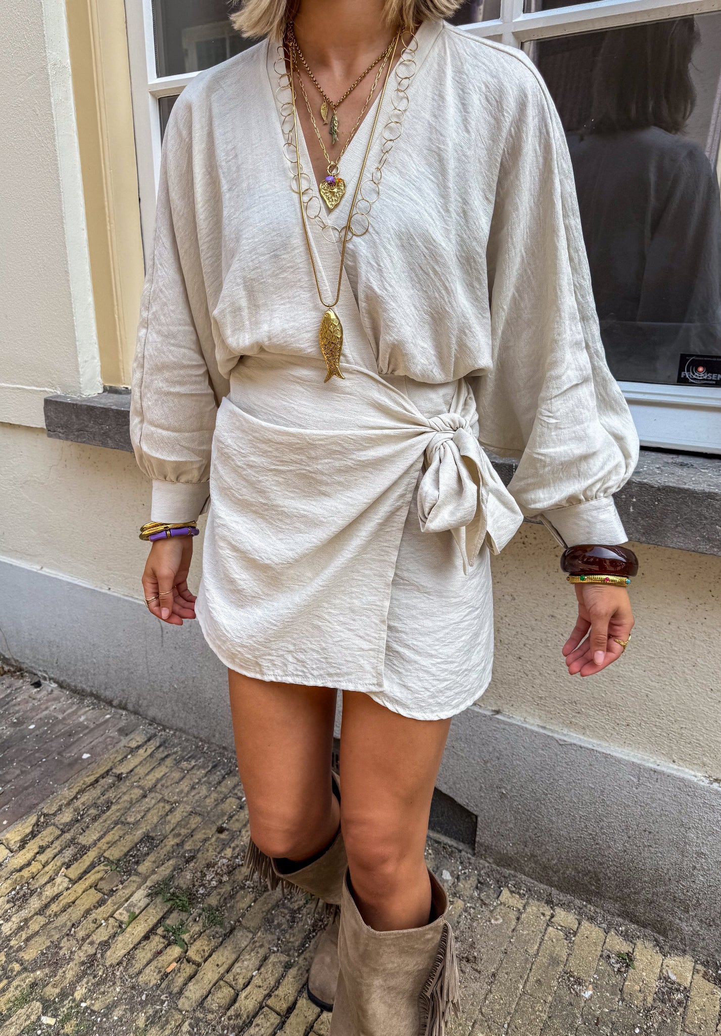 Nala Jurk Zandkleur - Image 3