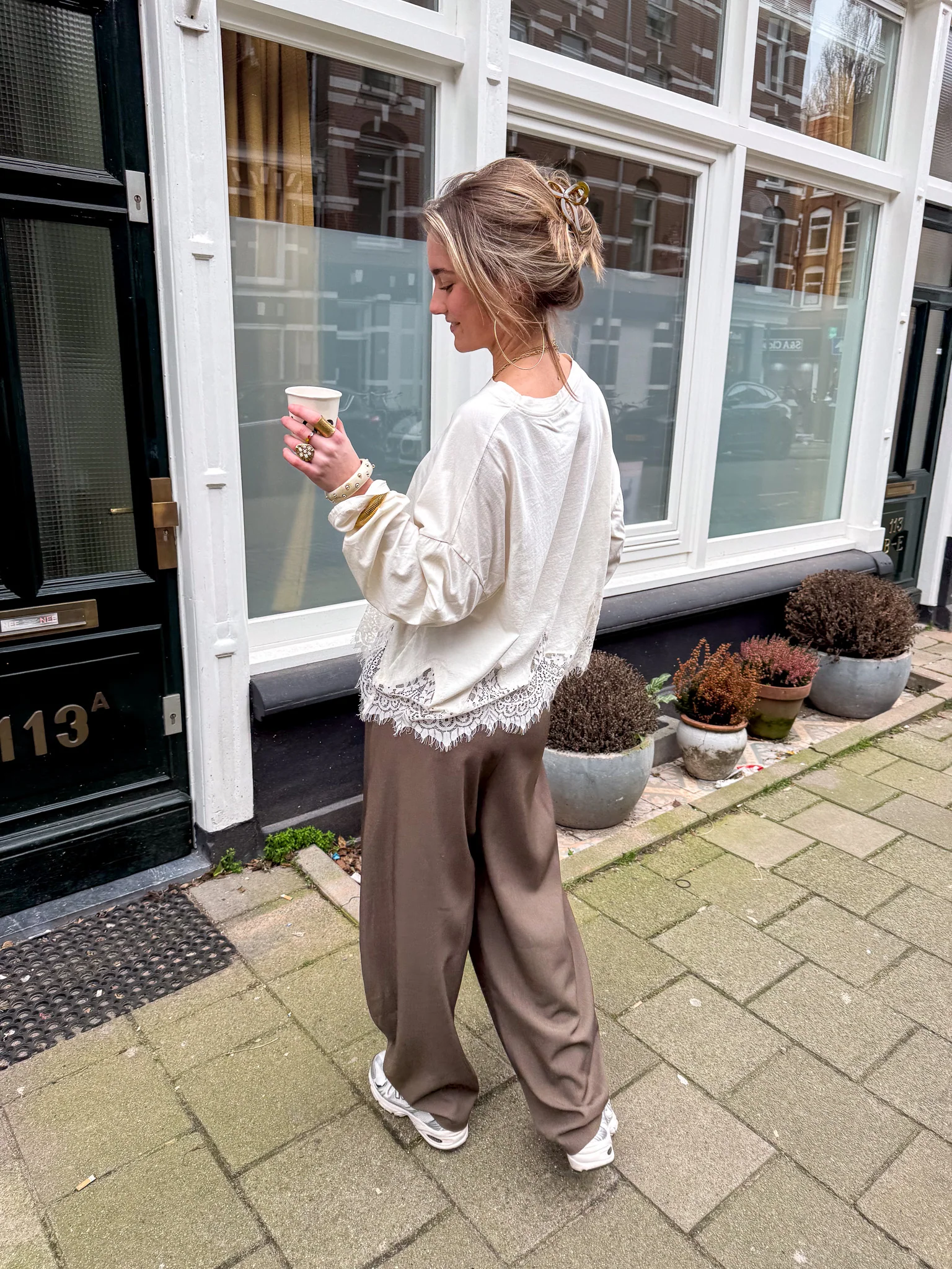 Nina Barrel Pantalon Khaki - Image 6